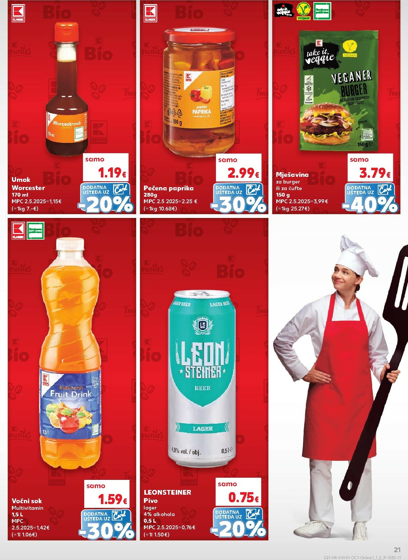 kaufland - Prelistajte katalog Kaufland - Želiš još bogatiju ponudu, vrijedi od 08.10. do 14.10. - page: 21