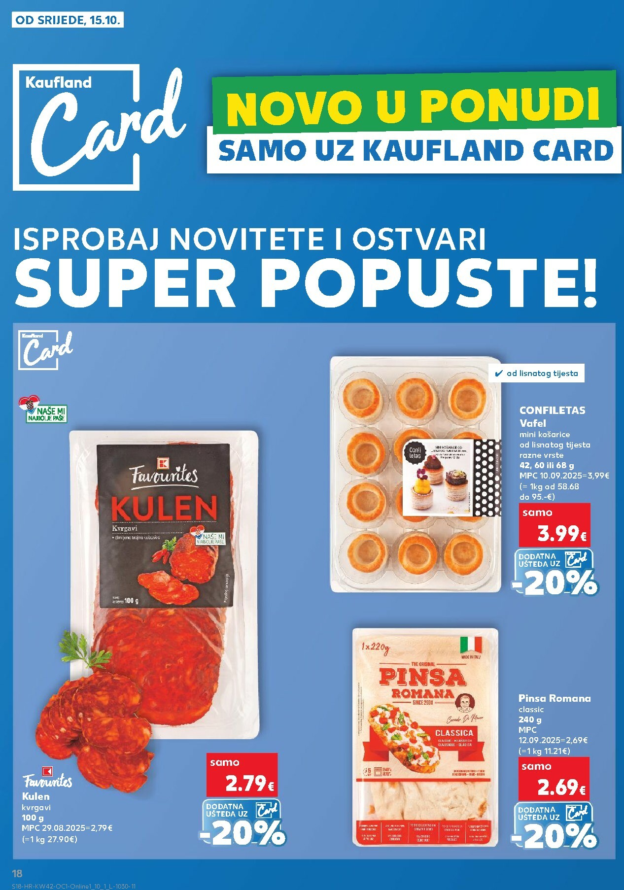 kaufland - Prelistajte katalog Kaufland - Želiš još bogatiju ponudu, vrijedi od 15.10. do 21.10. - page: 18