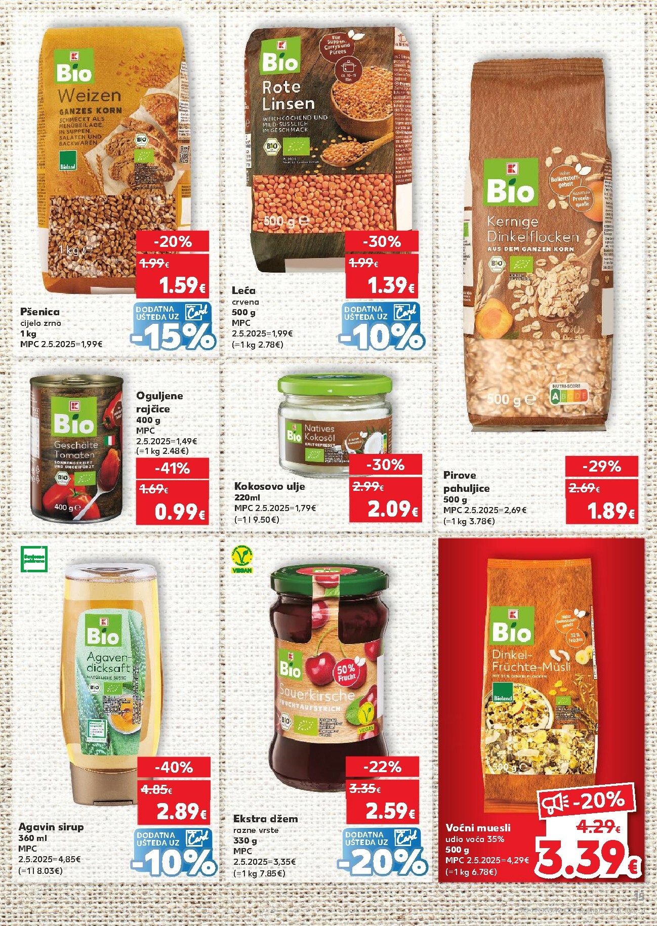 kaufland - Prelistajte katalog Kaufland - Želiš još bogatiju ponudu, vrijedi od 15.10. do 21.10. - page: 15