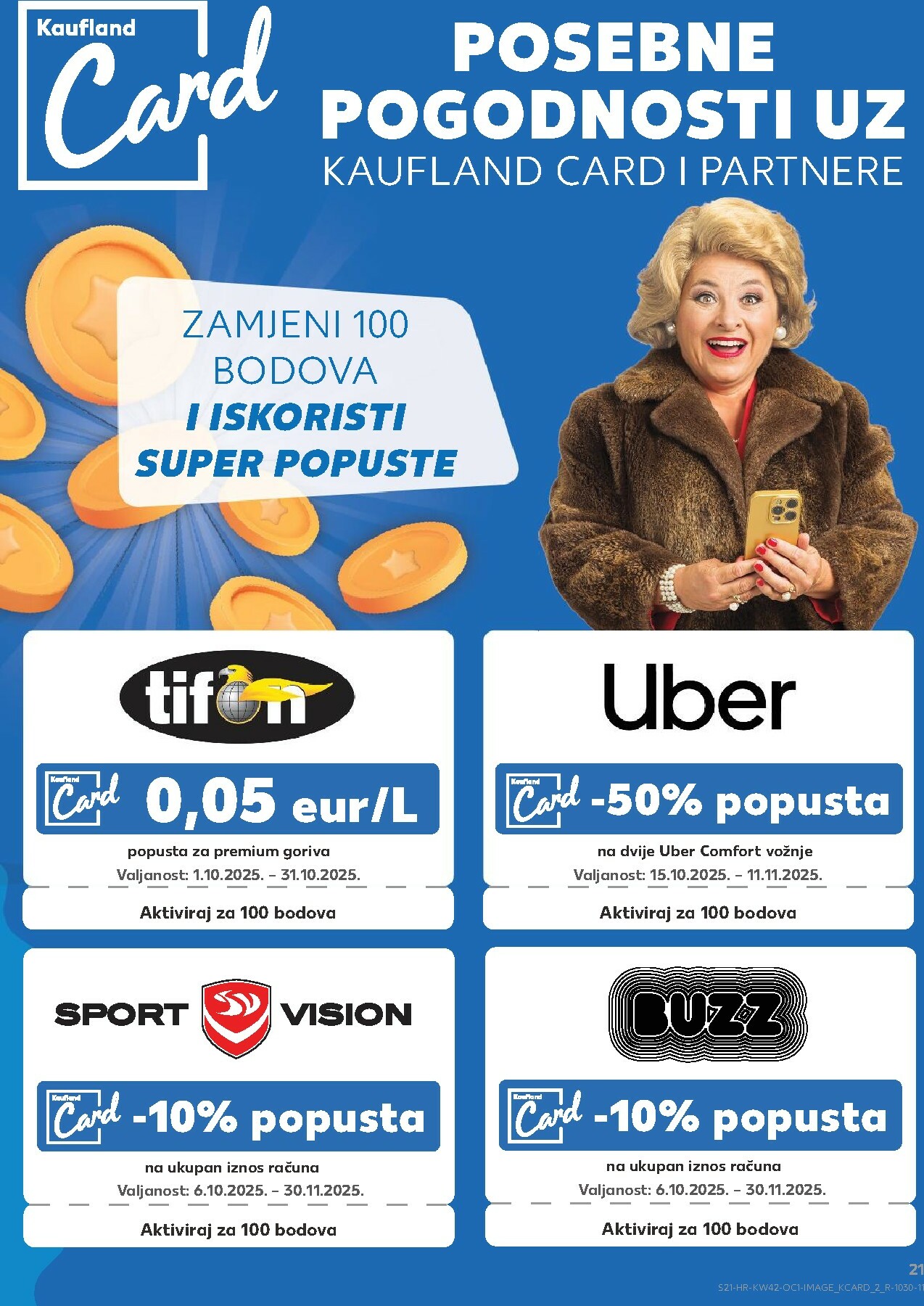kaufland - Prelistajte katalog Kaufland - Želiš još bogatiju ponudu, vrijedi od 15.10. do 21.10. - page: 21