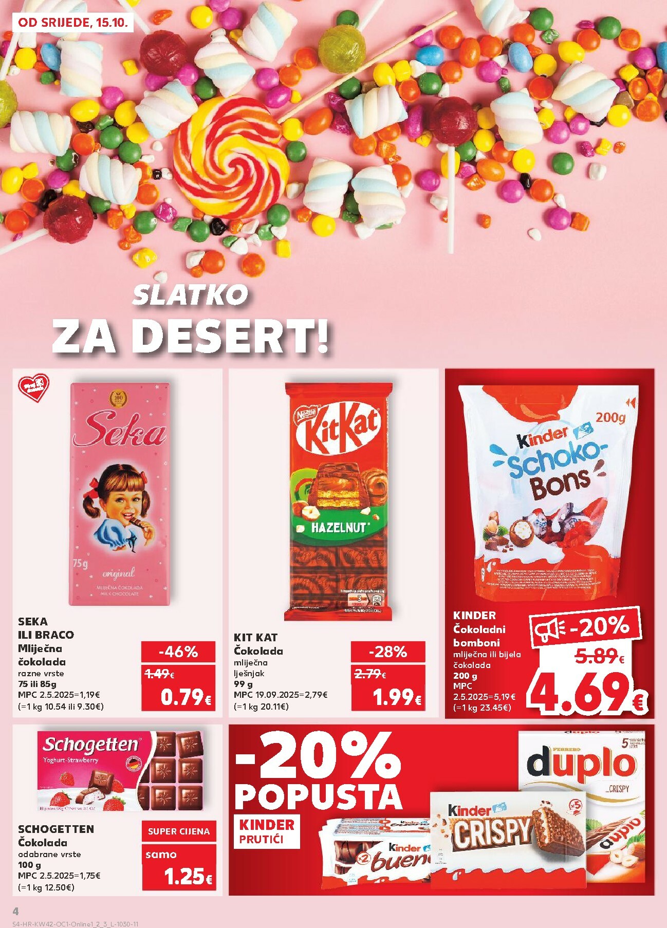 kaufland - Prelistajte katalog Kaufland - Želiš još bogatiju ponudu, vrijedi od 15.10. do 21.10. - page: 4