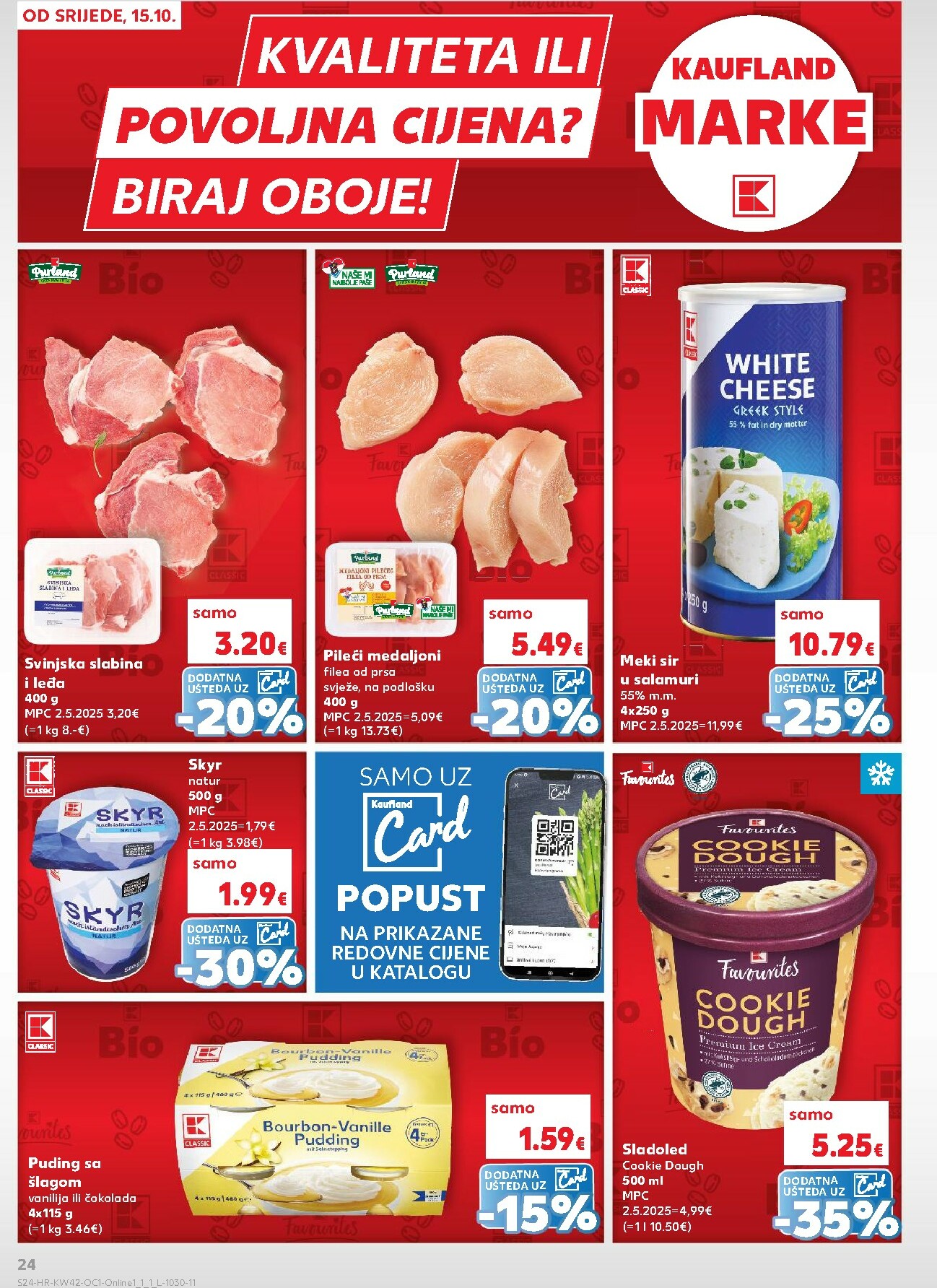 kaufland - Prelistajte katalog Kaufland - Želiš još bogatiju ponudu, vrijedi od 15.10. do 21.10. - page: 24