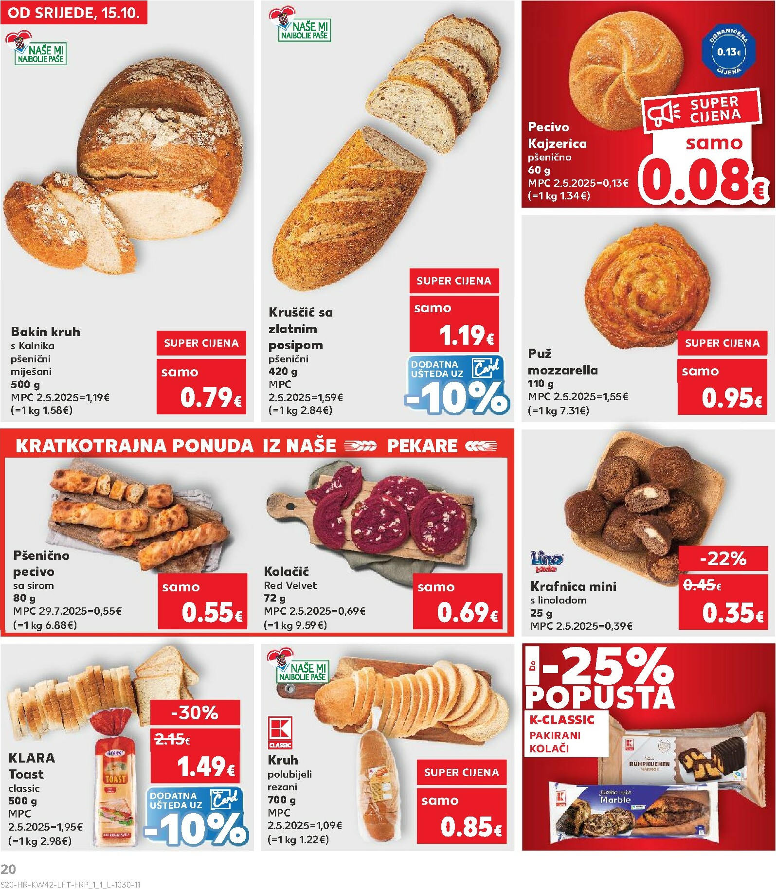 kaufland - Prelistajte katalog Kaufland, vrijedi od 15.10. do 21.10. - page: 20 kaufland - Prelistajte katalog Kaufland, vrijedi od 15.10. do 21.10. - page: 20