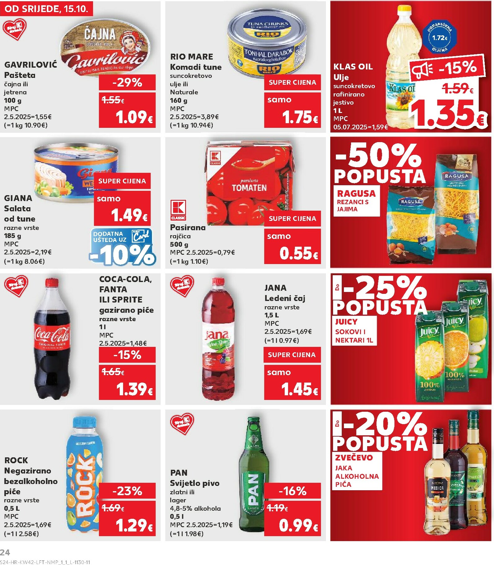 kaufland - Prelistajte katalog Kaufland, vrijedi od 15.10. do 21.10. - page: 24 kaufland - Prelistajte katalog Kaufland, vrijedi od 15.10. do 21.10. - page: 24