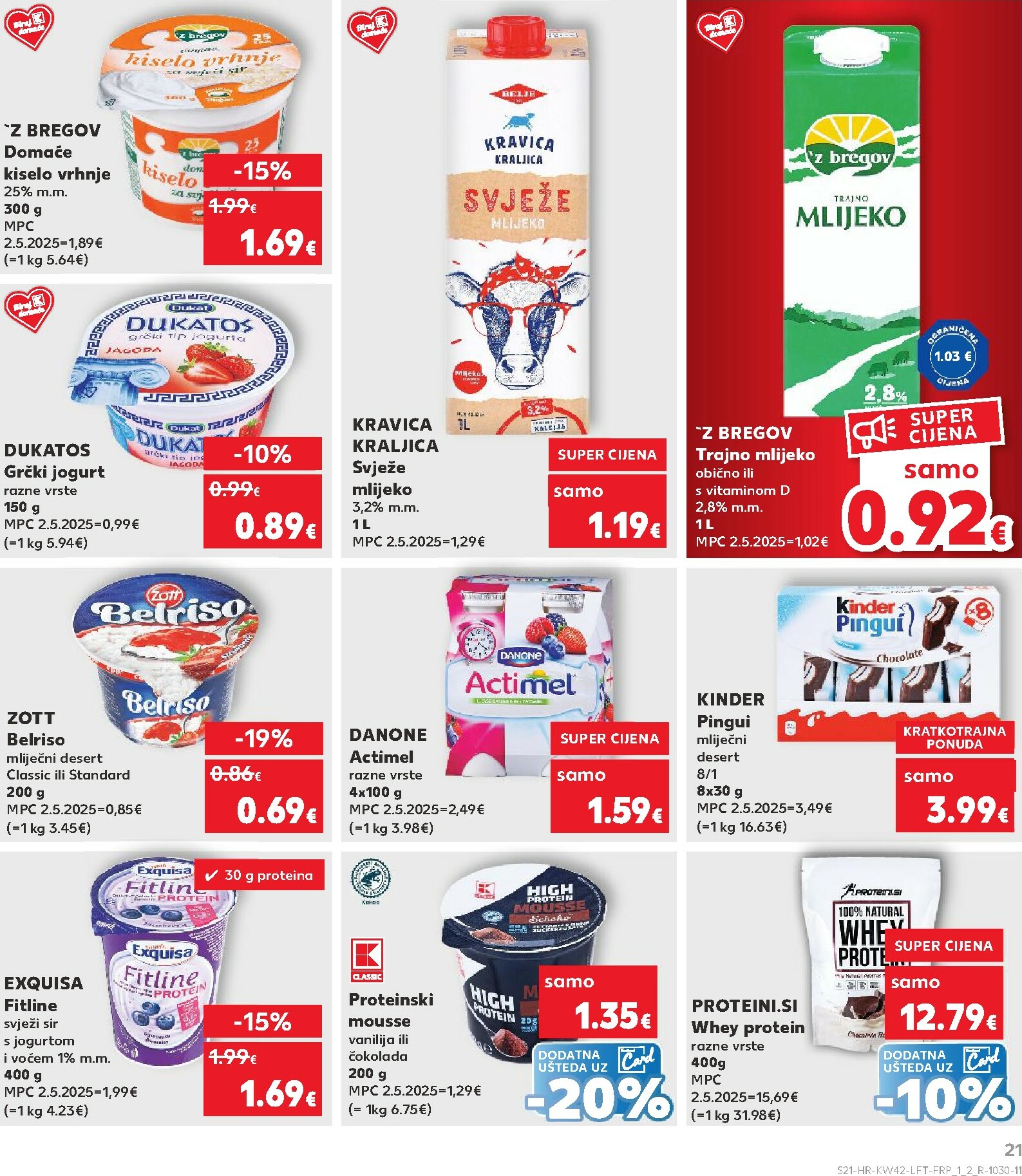 kaufland - Prelistajte katalog Kaufland, vrijedi od 15.10. do 21.10. - page: 21 kaufland - Prelistajte katalog Kaufland, vrijedi od 15.10. do 21.10. - page: 21