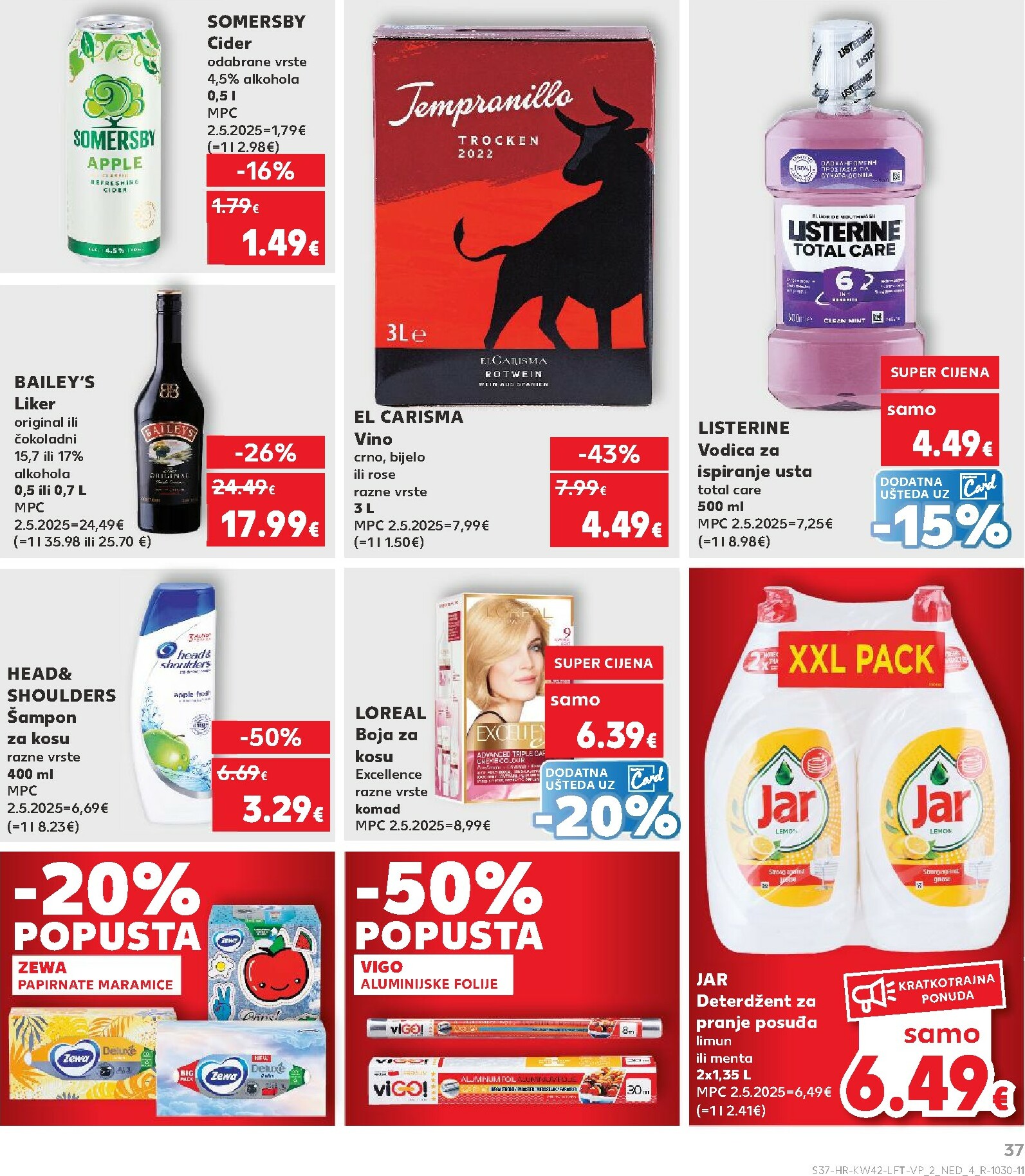 kaufland - Prelistajte katalog Kaufland, vrijedi od 15.10. do 21.10. - page: 37 kaufland - Prelistajte katalog Kaufland, vrijedi od 15.10. do 21.10. - page: 37