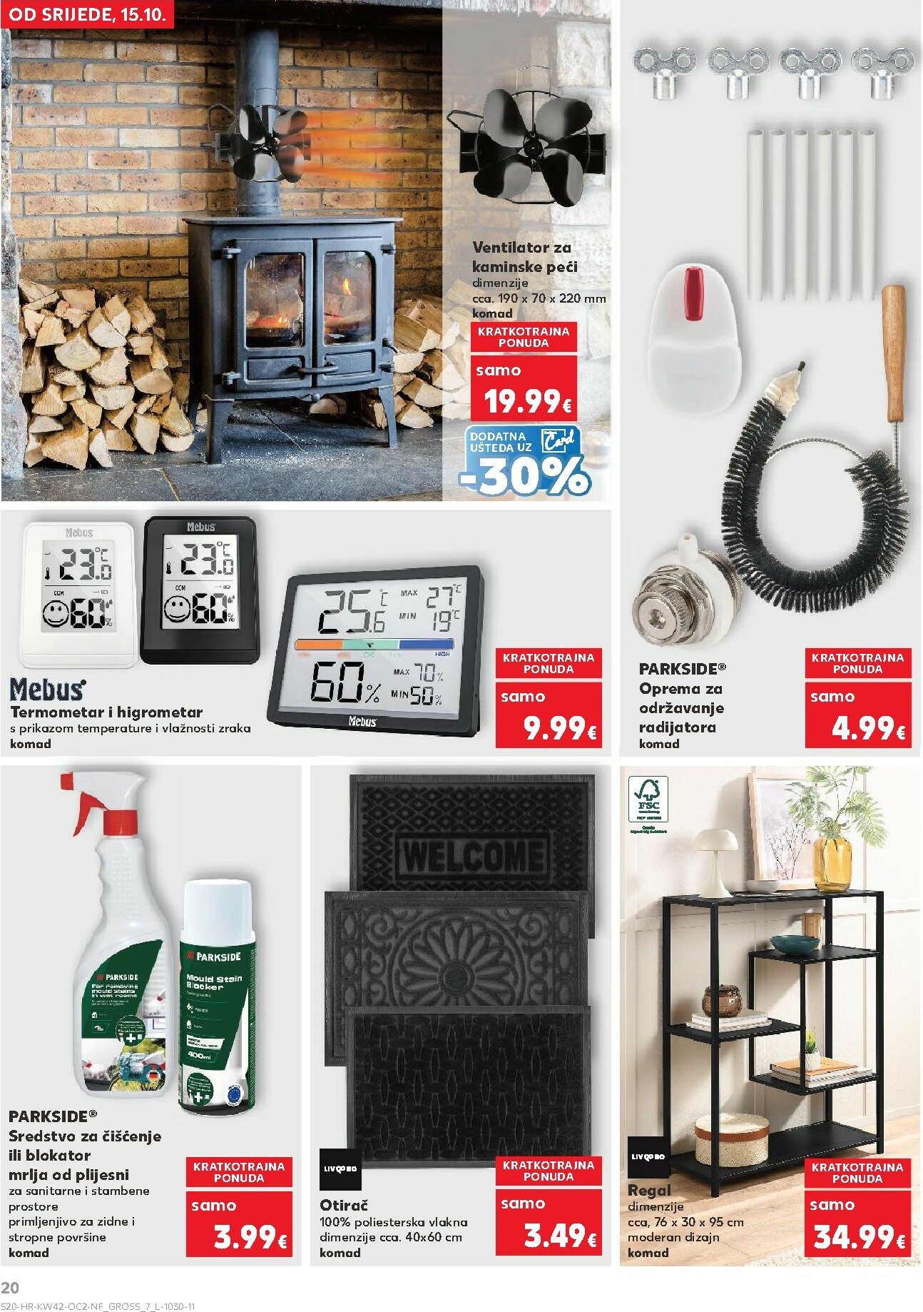 kaufland - Prelistajte katalog Kaufland - Neprehrambenih proizvoda, vrijedi od 15.10. do 21.10. - page: 20