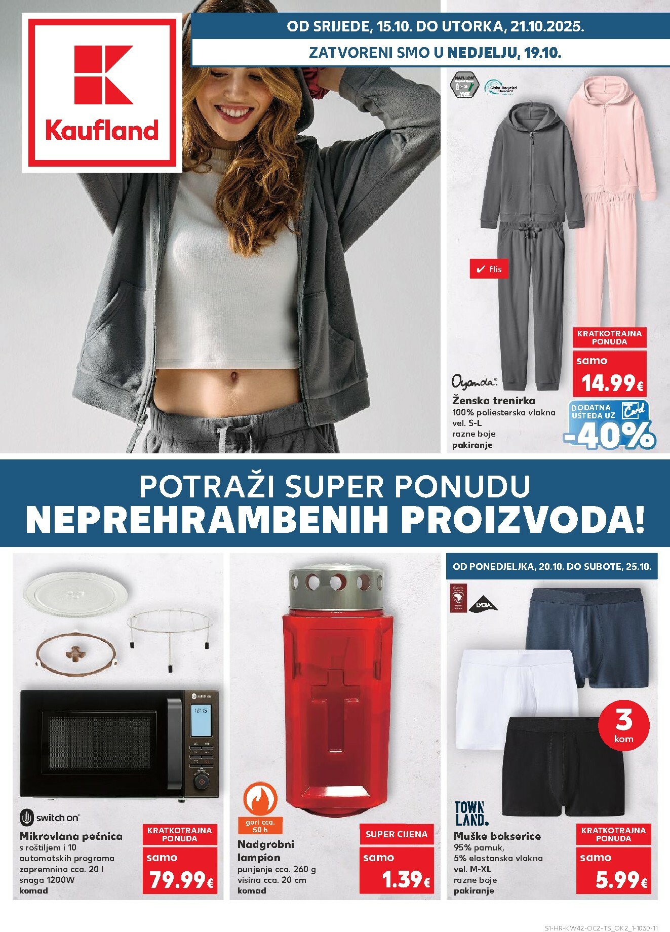 kaufland - Prelistajte katalog Kaufland - Neprehrambenih proizvoda, vrijedi od 15.10. do 21.10.