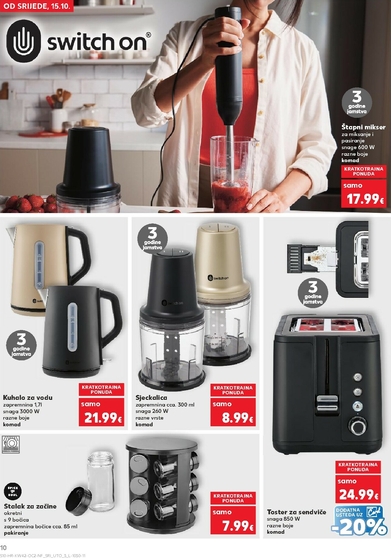 kaufland - Prelistajte katalog Kaufland - Neprehrambenih proizvoda, vrijedi od 15.10. do 21.10. - page: 10