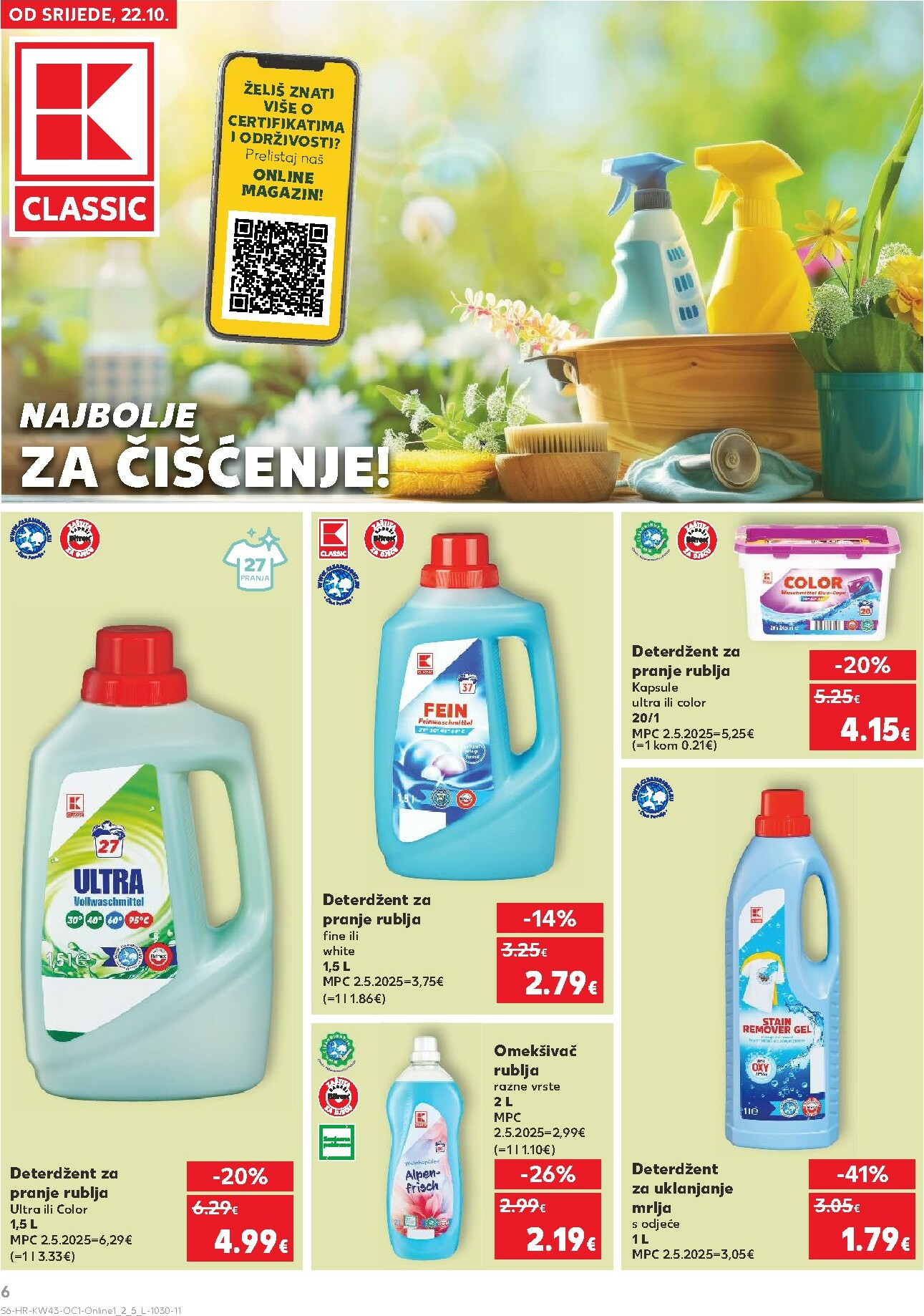 kaufland - Prelistajte katalog Kaufland - Želiš još bogatiju ponudu, vrijedi od 22.10. do 28.10. - page: 6