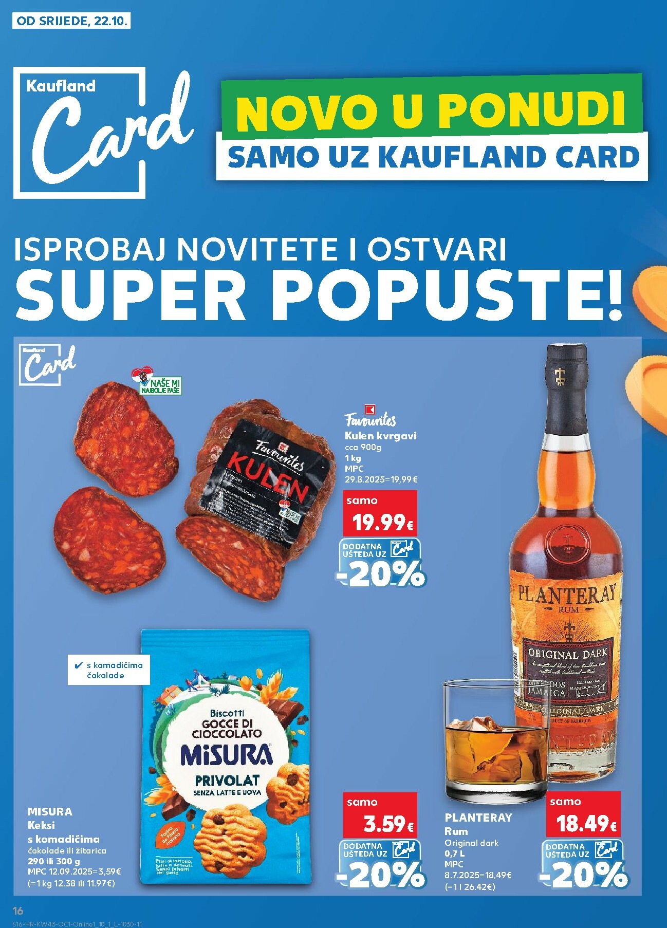 kaufland - Prelistajte katalog Kaufland - Želiš još bogatiju ponudu, vrijedi od 22.10. do 28.10. - page: 16