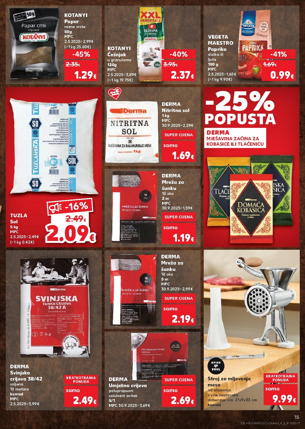 kaufland - Prelistajte katalog Kaufland - Želiš još bogatiju ponudu, vrijedi od 22.10. do 28.10. - page: 15
