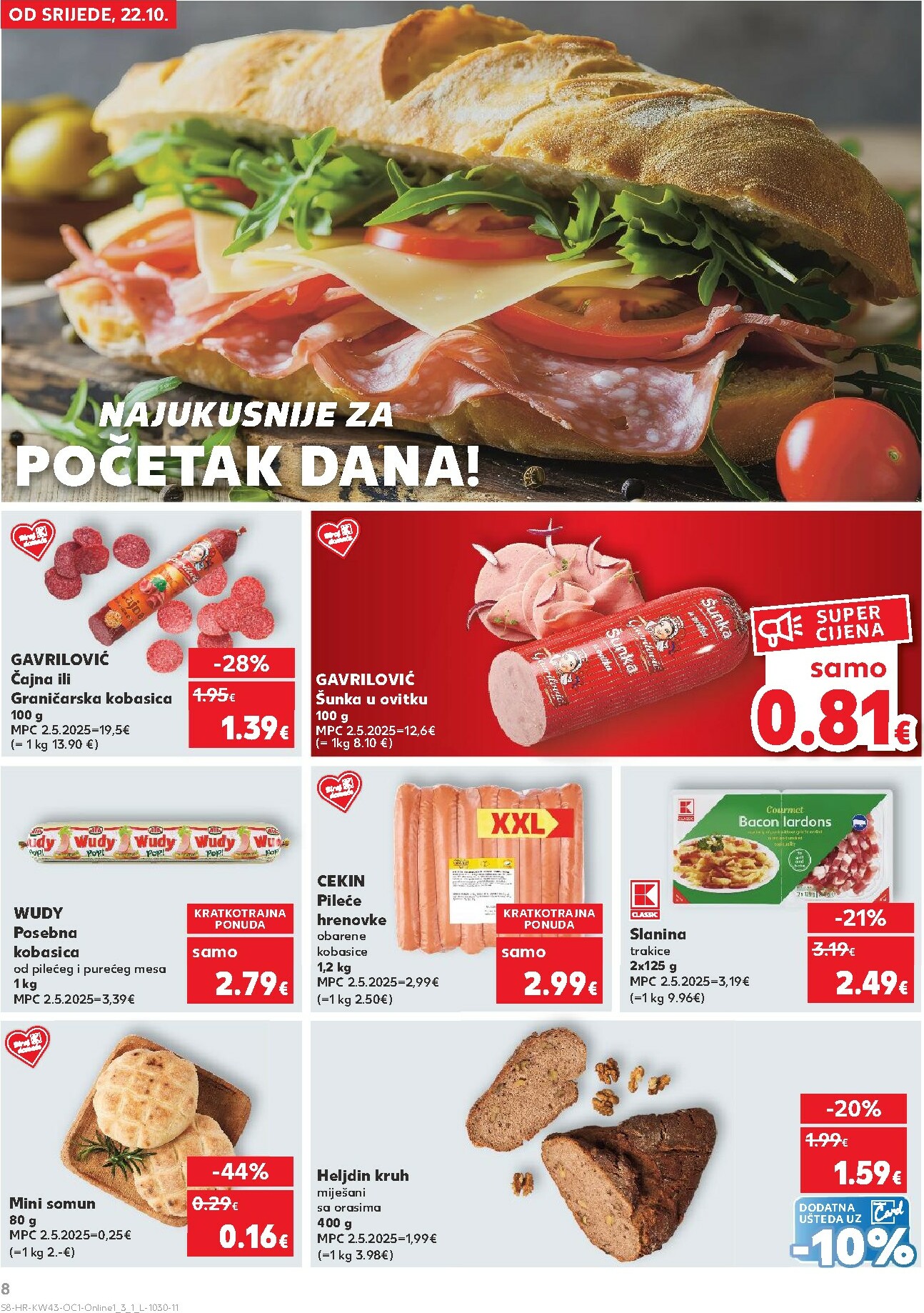 kaufland - Prelistajte katalog Kaufland - Želiš još bogatiju ponudu, vrijedi od 22.10. do 28.10. - page: 8