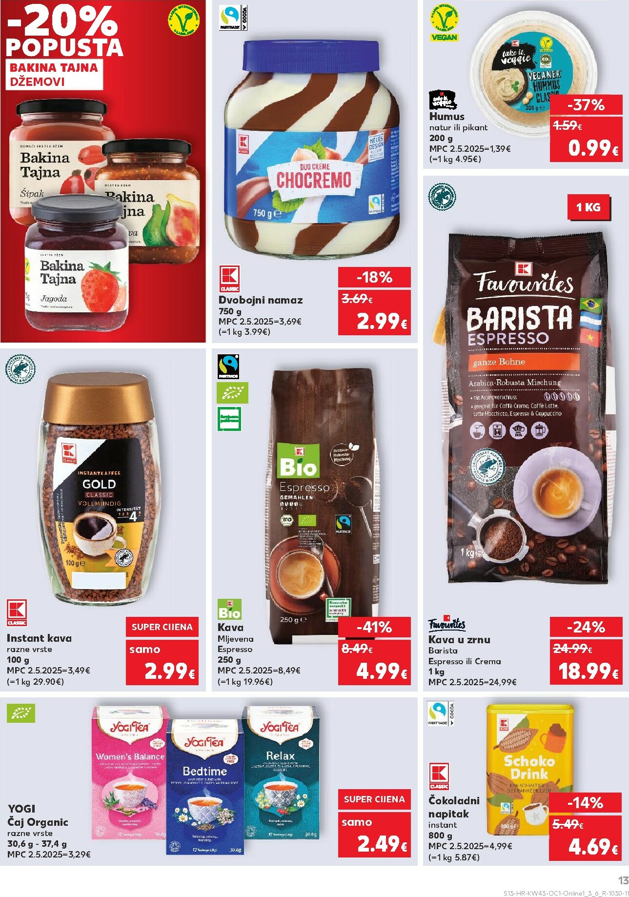 kaufland - Prelistajte katalog Kaufland - Želiš još bogatiju ponudu, vrijedi od 22.10. do 28.10. - page: 13
