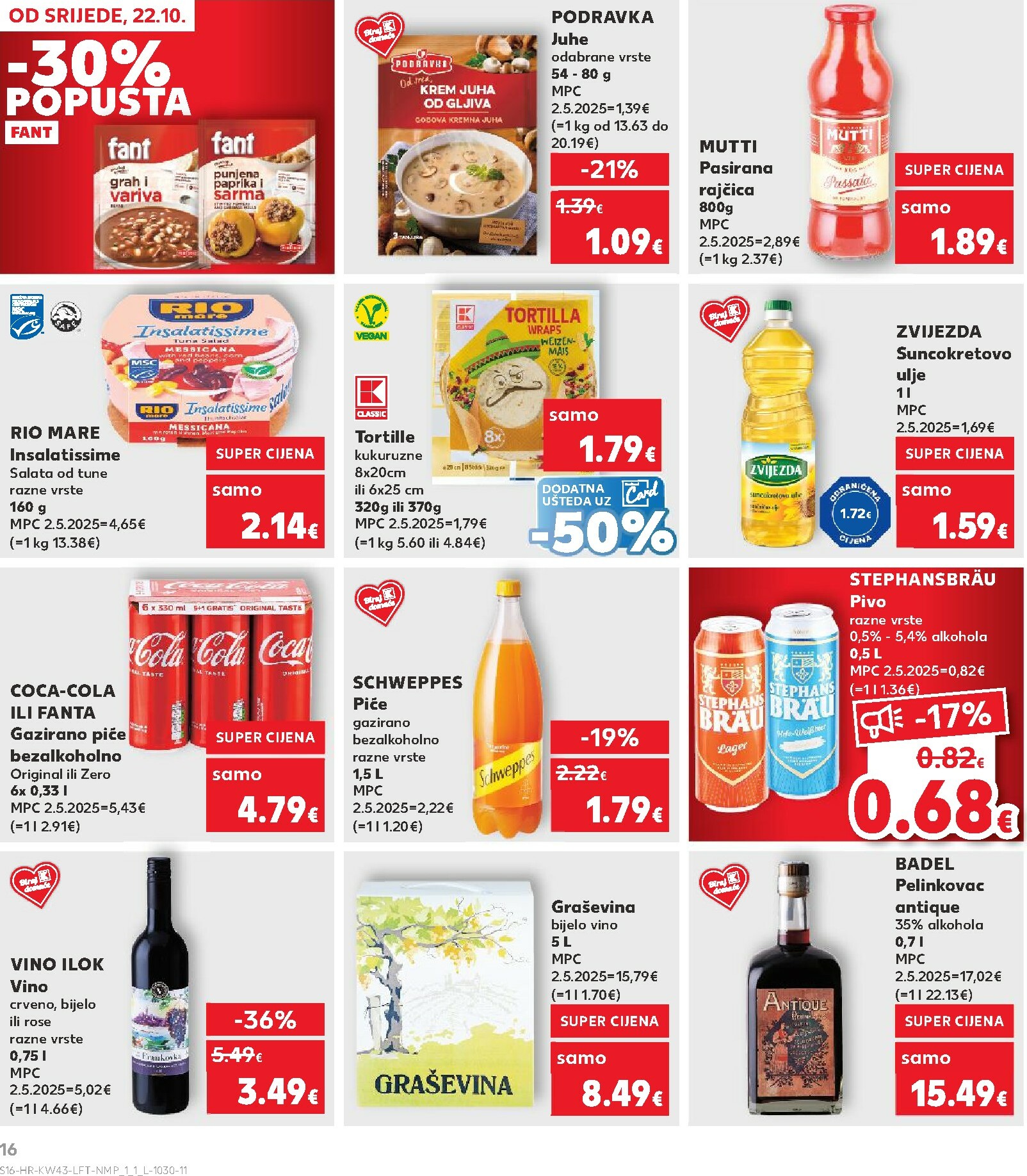 kaufland - Prelistajte katalog Kaufland, vrijedi od 22.10. do 28.10. - page: 16