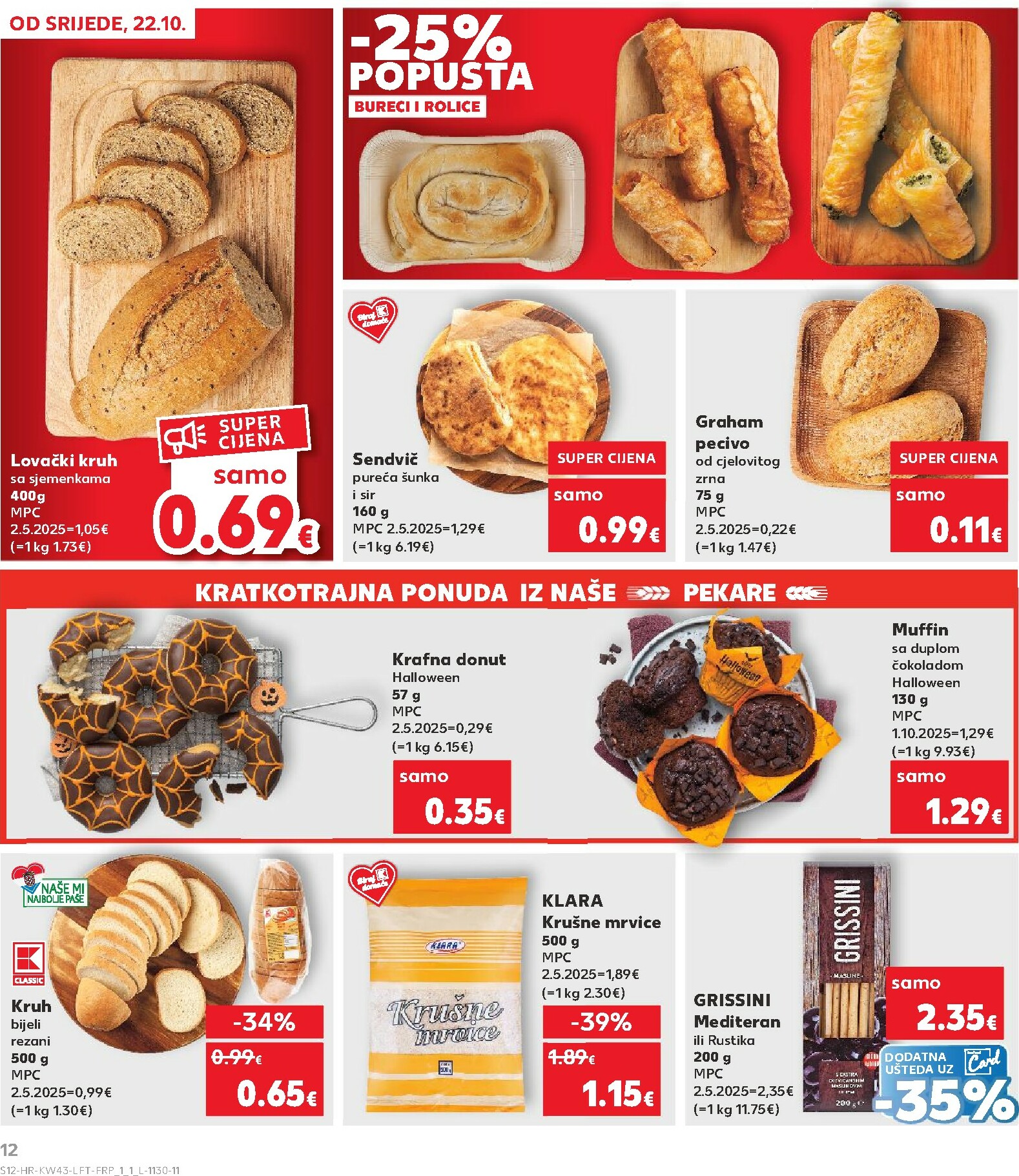 kaufland - Prelistajte katalog Kaufland, vrijedi od 22.10. do 28.10. - page: 12