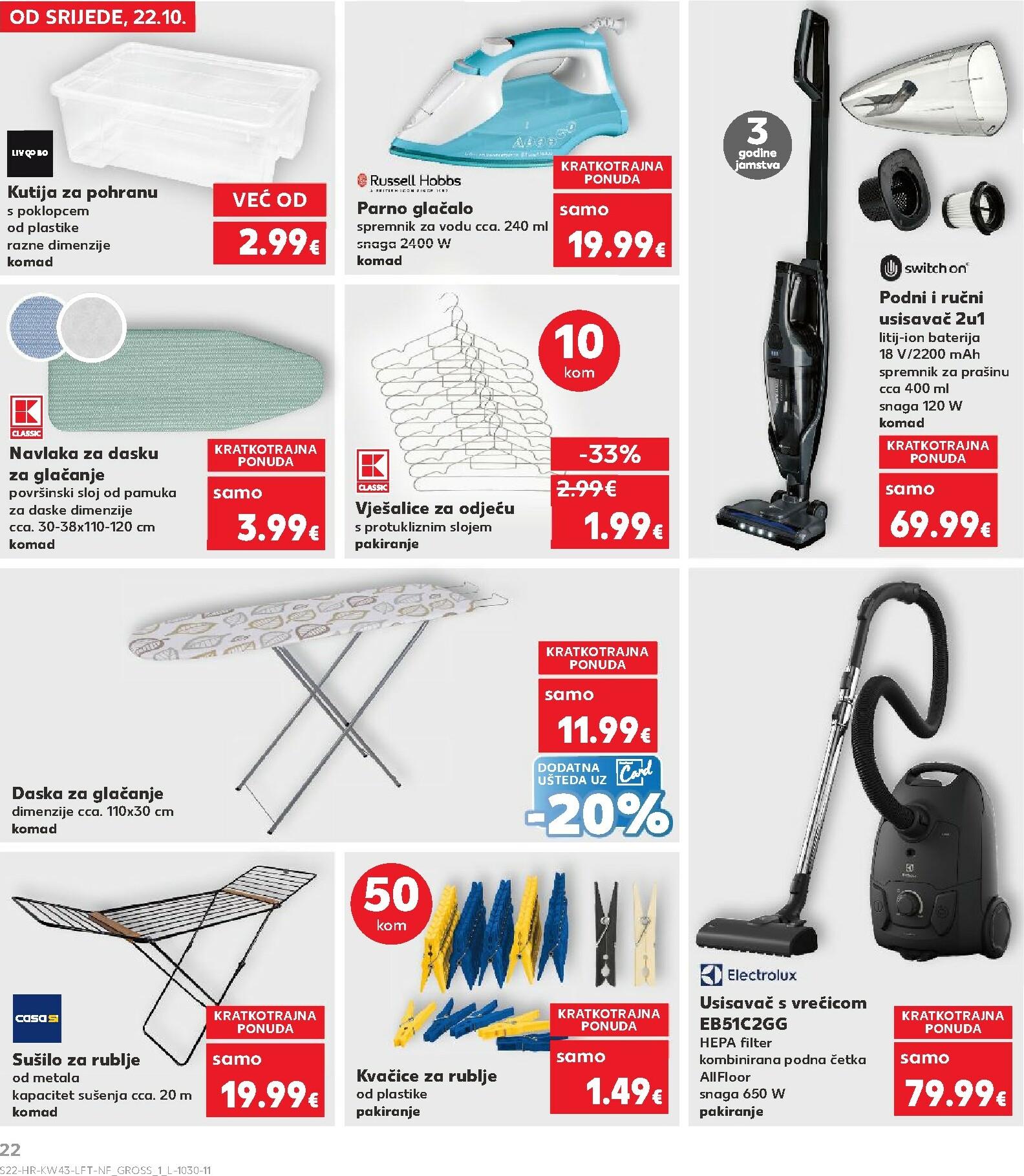 kaufland - Prelistajte katalog Kaufland, vrijedi od 22.10. do 28.10. - page: 22