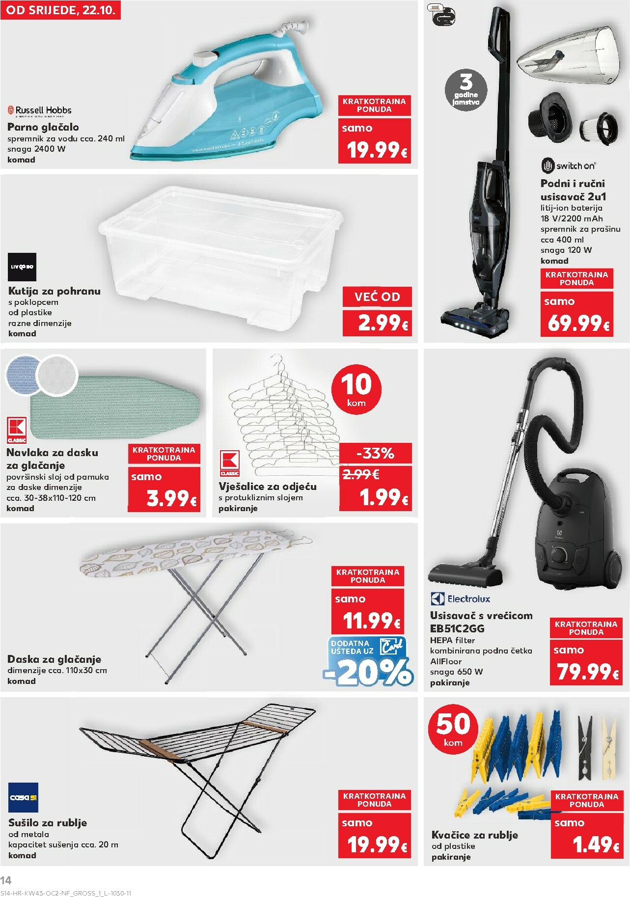 kaufland - Prelistajte katalog Kaufland - Neprehrambenih proizvoda, vrijedi od 22.10. do 28.10. - page: 14