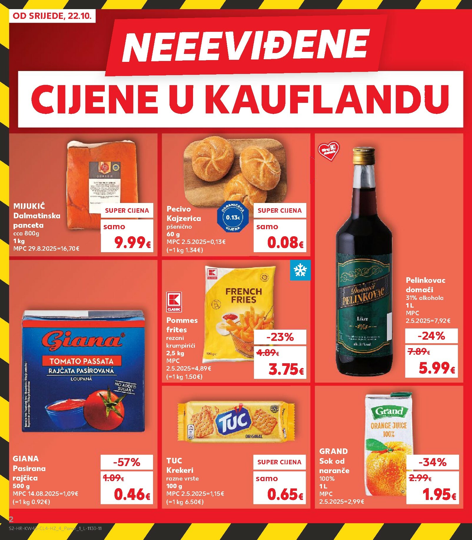 kaufland - Prelistajte katalog Kaufland - Cijene, vrijedi od 22.10. do 28.10. - page: 2