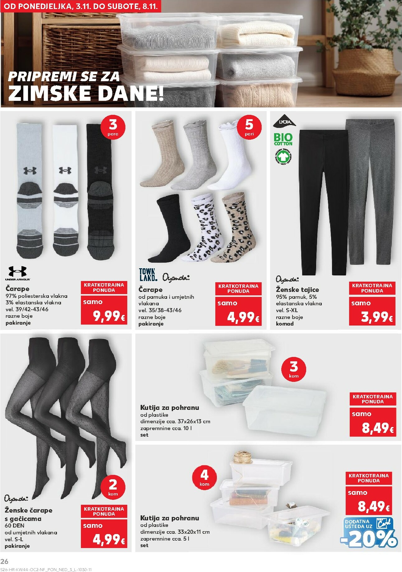 kaufland - Prelistajte katalog Kaufland - Neprehrambenih proizvoda, vrijedi od 29.10. do 04.11. - page: 26