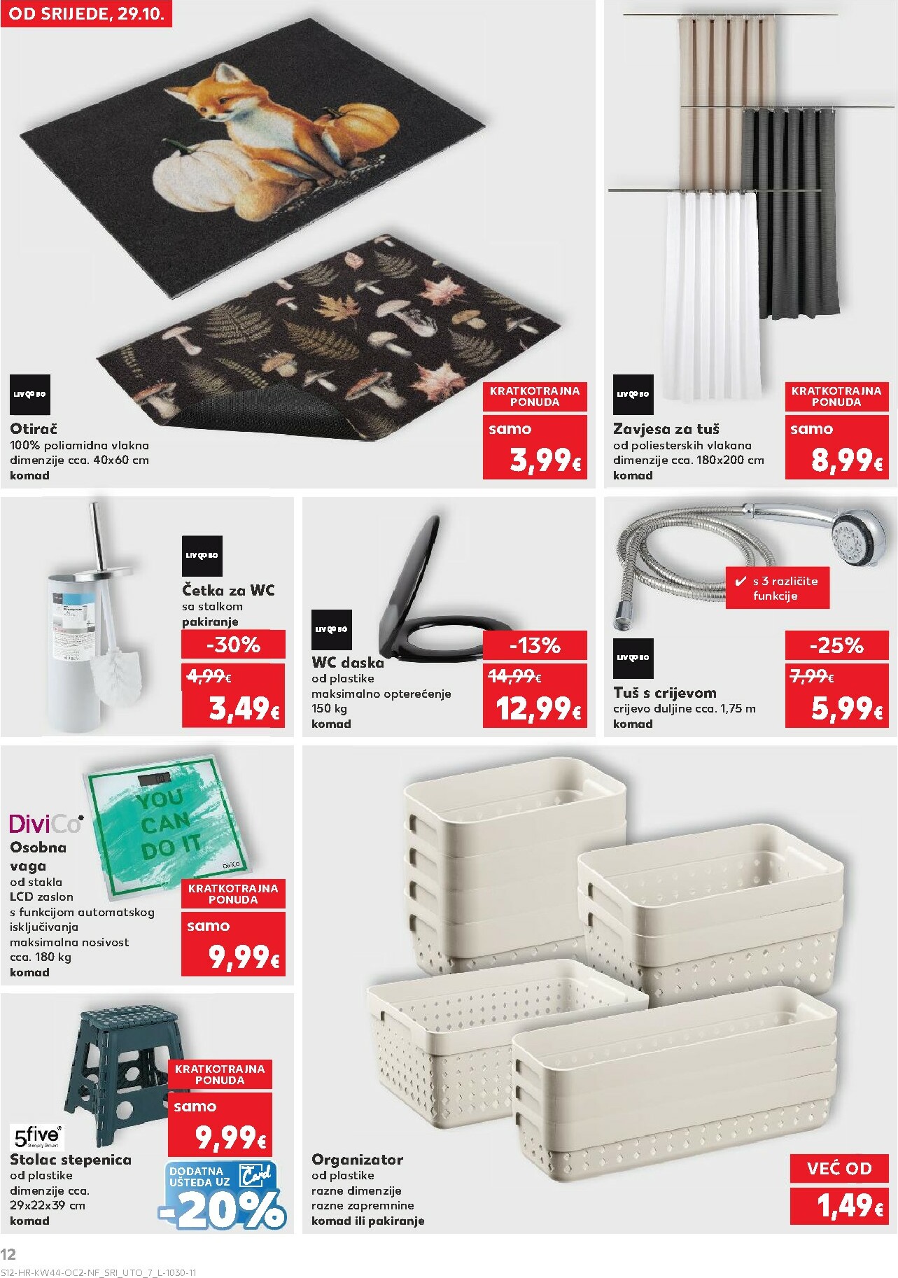 kaufland - Prelistajte katalog Kaufland - Neprehrambenih proizvoda, vrijedi od 29.10. do 04.11. - page: 12