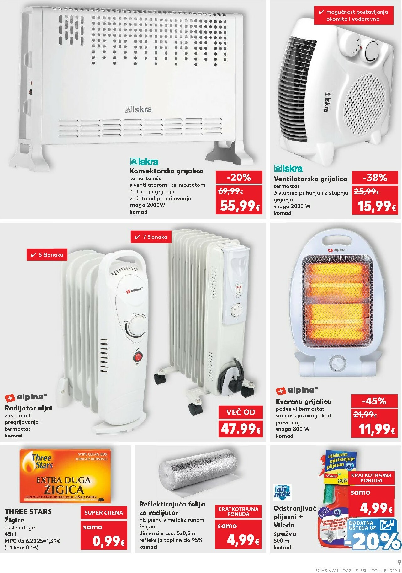 kaufland - Prelistajte katalog Kaufland - Neprehrambenih proizvoda, vrijedi od 29.10. do 04.11. - page: 9