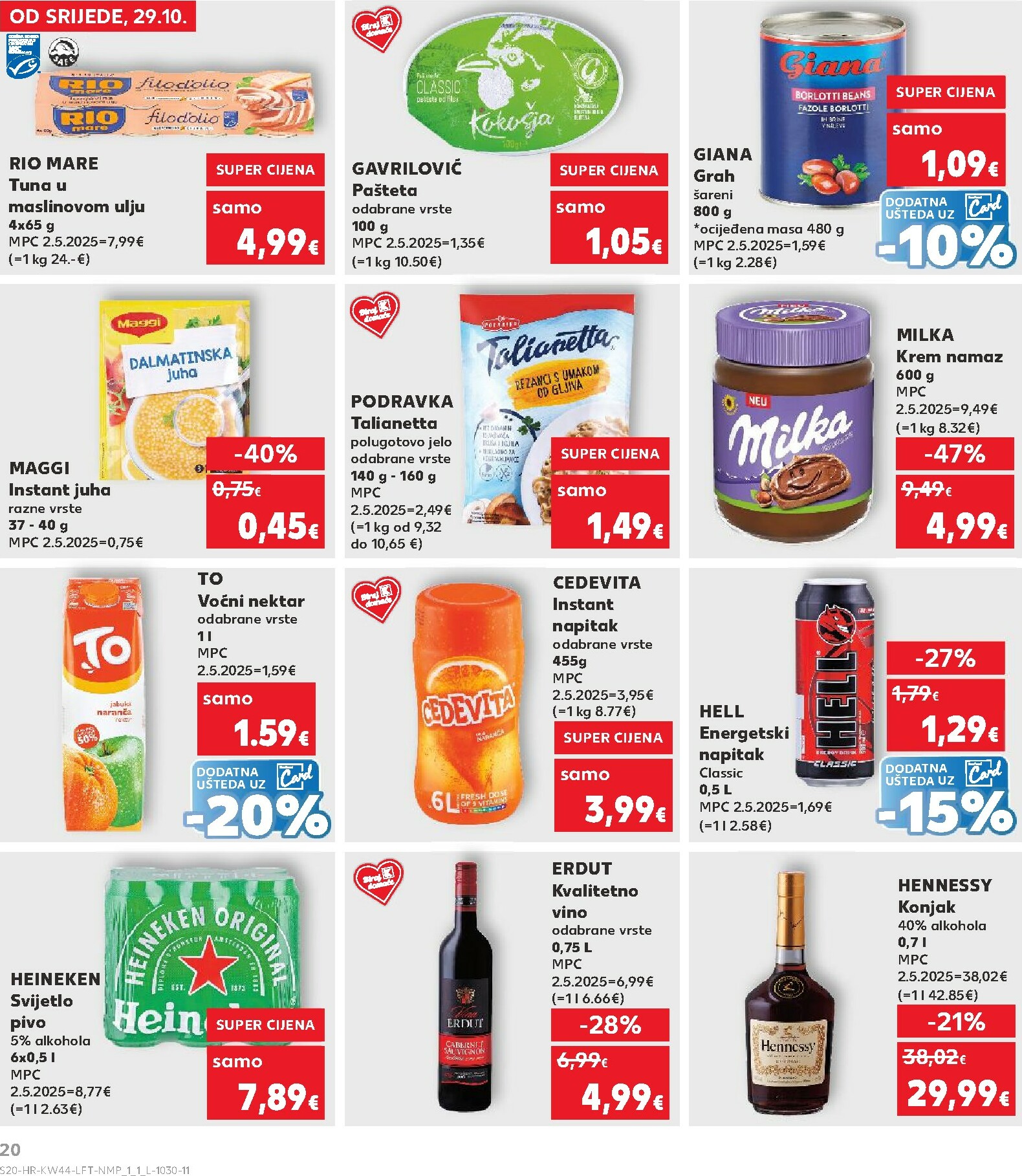 kaufland - Prelistajte katalog Kaufland, vrijedi od 29.10. do 04.11. - page: 20