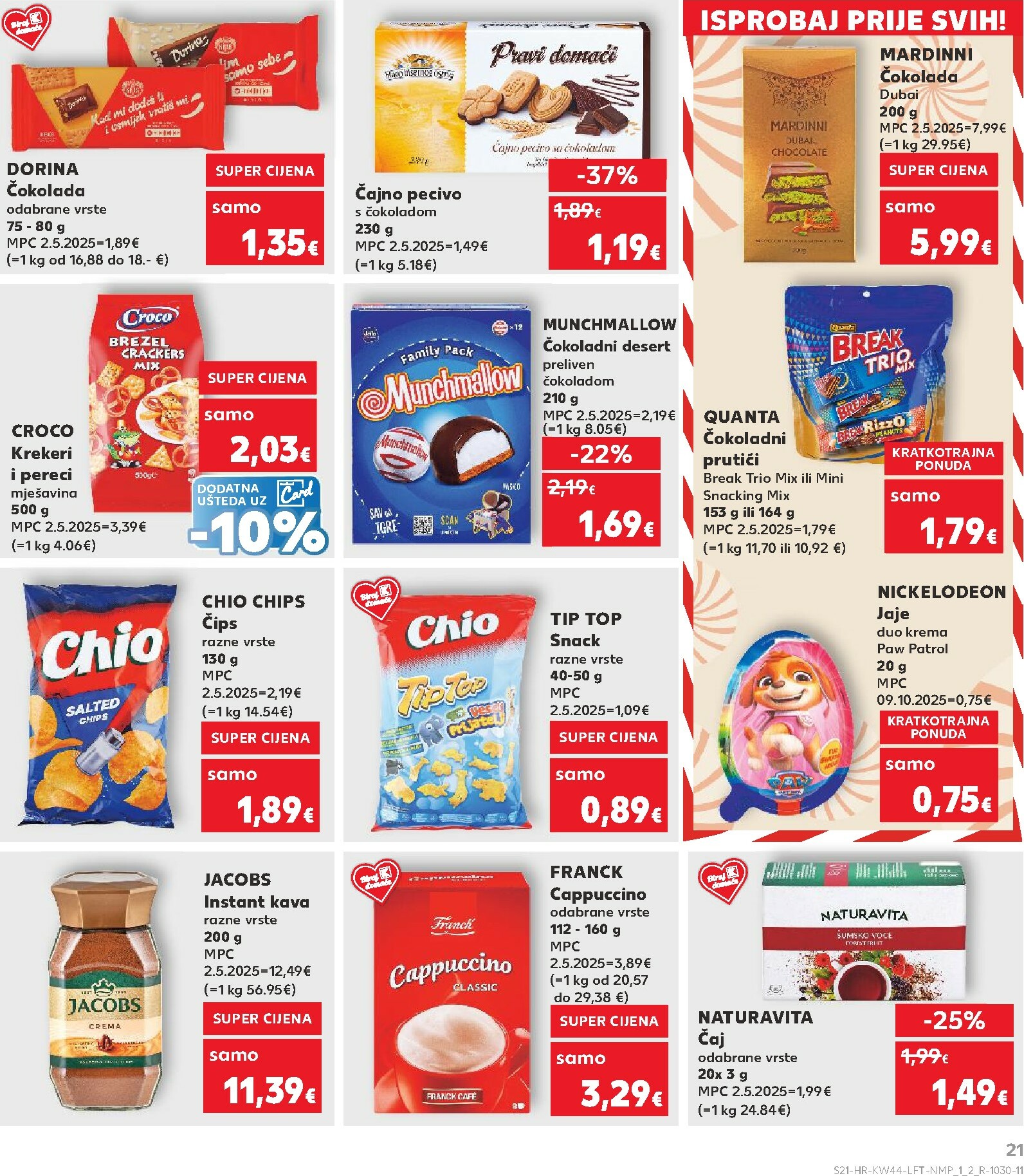kaufland - Prelistajte katalog Kaufland, vrijedi od 29.10. do 04.11. - page: 21