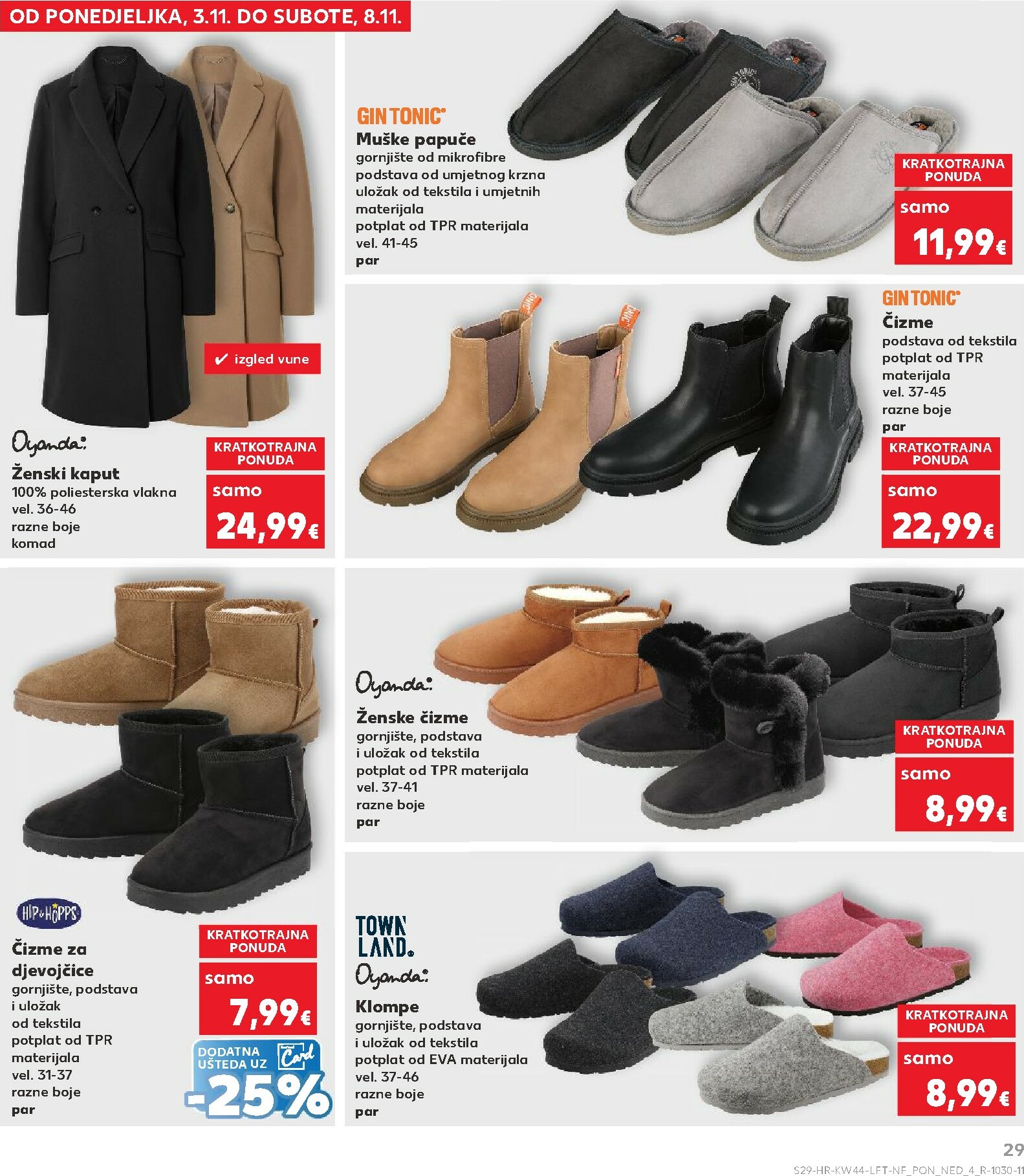kaufland - Prelistajte katalog Kaufland, vrijedi od 29.10. do 04.11. - page: 29