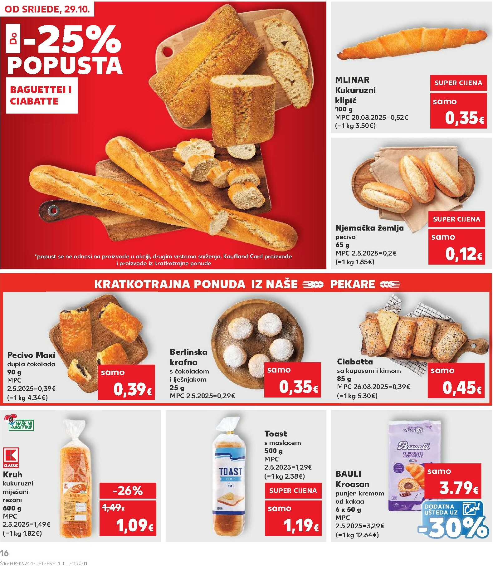 kaufland - Prelistajte katalog Kaufland, vrijedi od 29.10. do 04.11. - page: 16