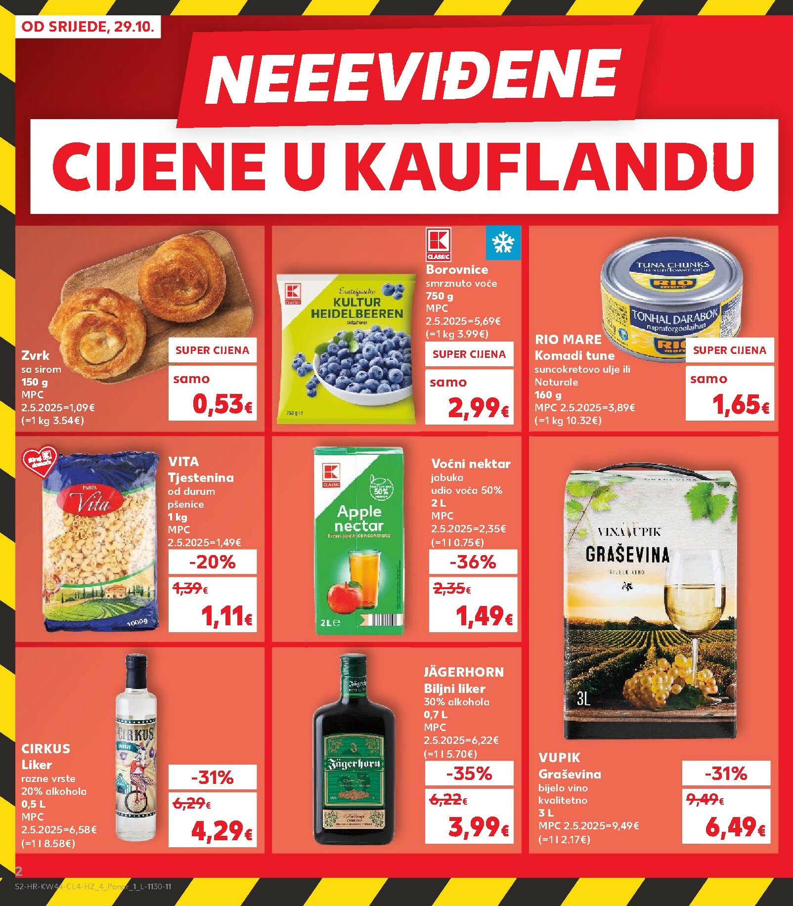 kaufland - Prelistajte katalog Kaufland - Cijene, vrijedi od 29.10. do 04.11. - page: 2