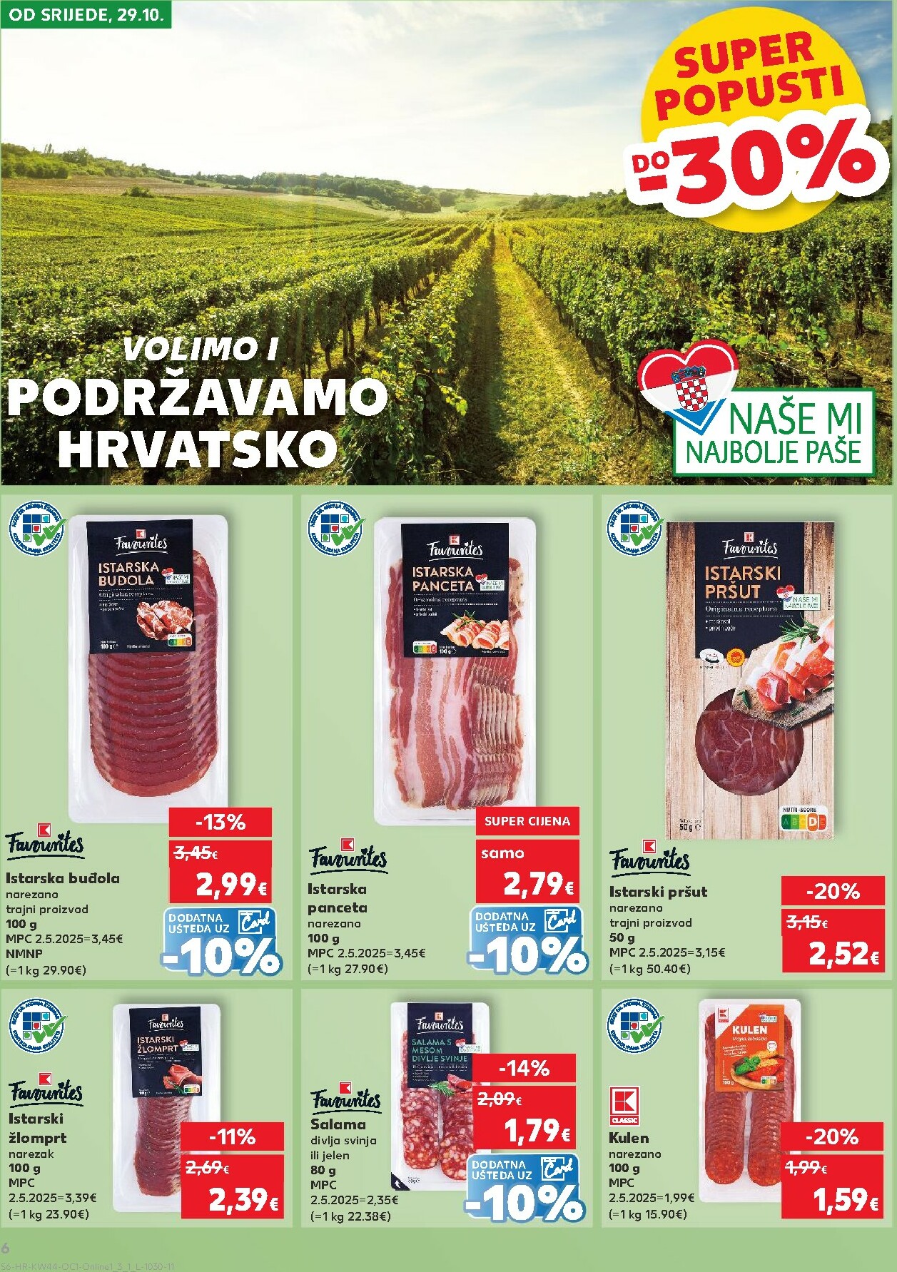 kaufland - Prelistajte katalog Kaufland - Želiš još bogatiju ponudu, vrijedi od 29.10. do 04.11. - page: 6