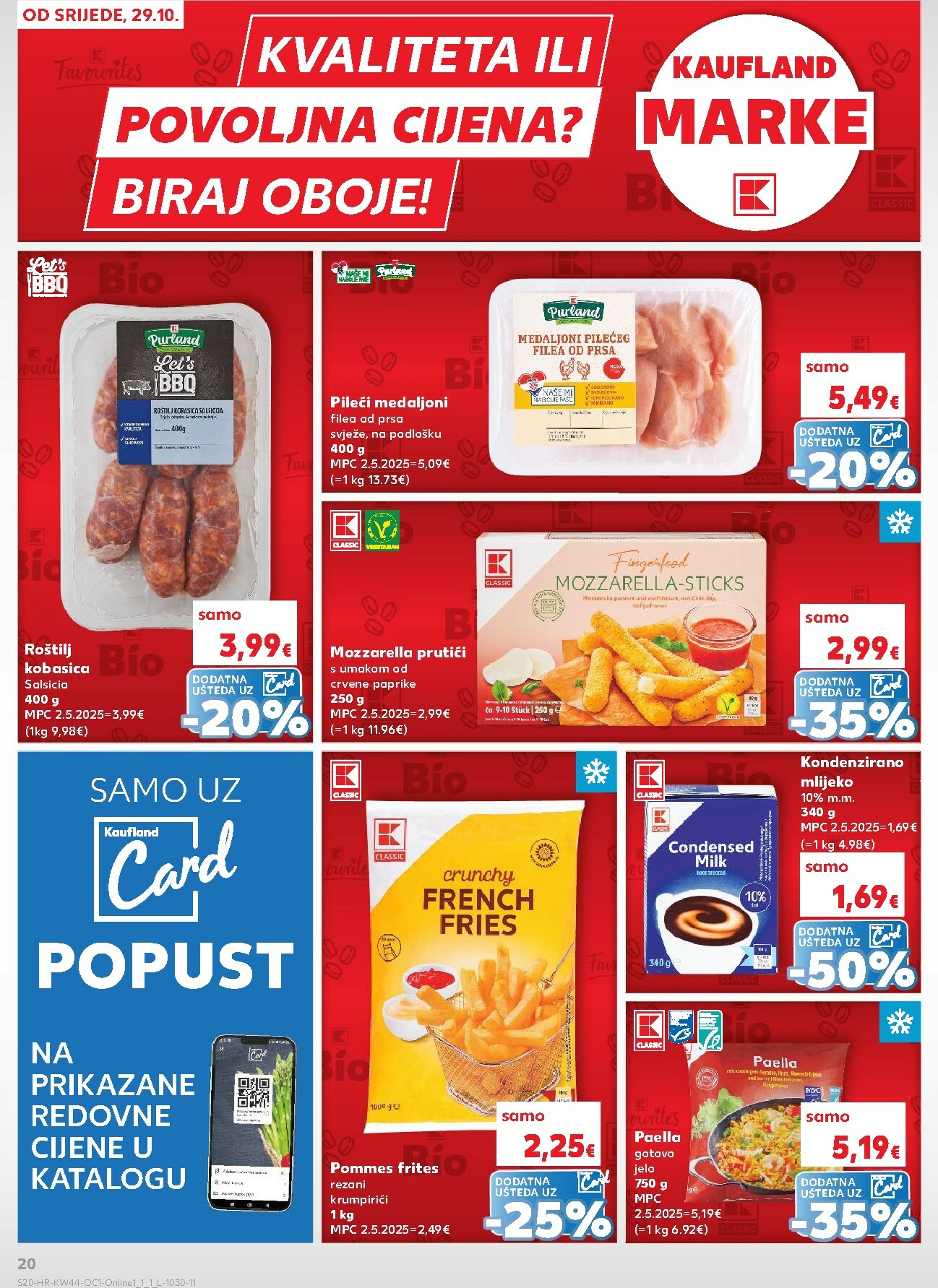 kaufland - Prelistajte katalog Kaufland - Želiš još bogatiju ponudu, vrijedi od 29.10. do 04.11. - page: 20