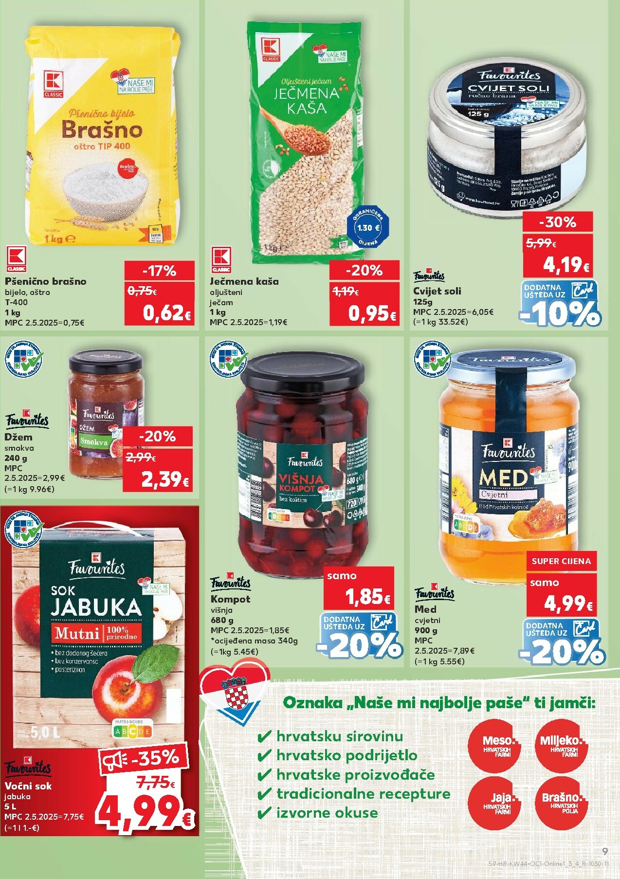 kaufland - Prelistajte katalog Kaufland - Želiš još bogatiju ponudu, vrijedi od 29.10. do 04.11. - page: 9