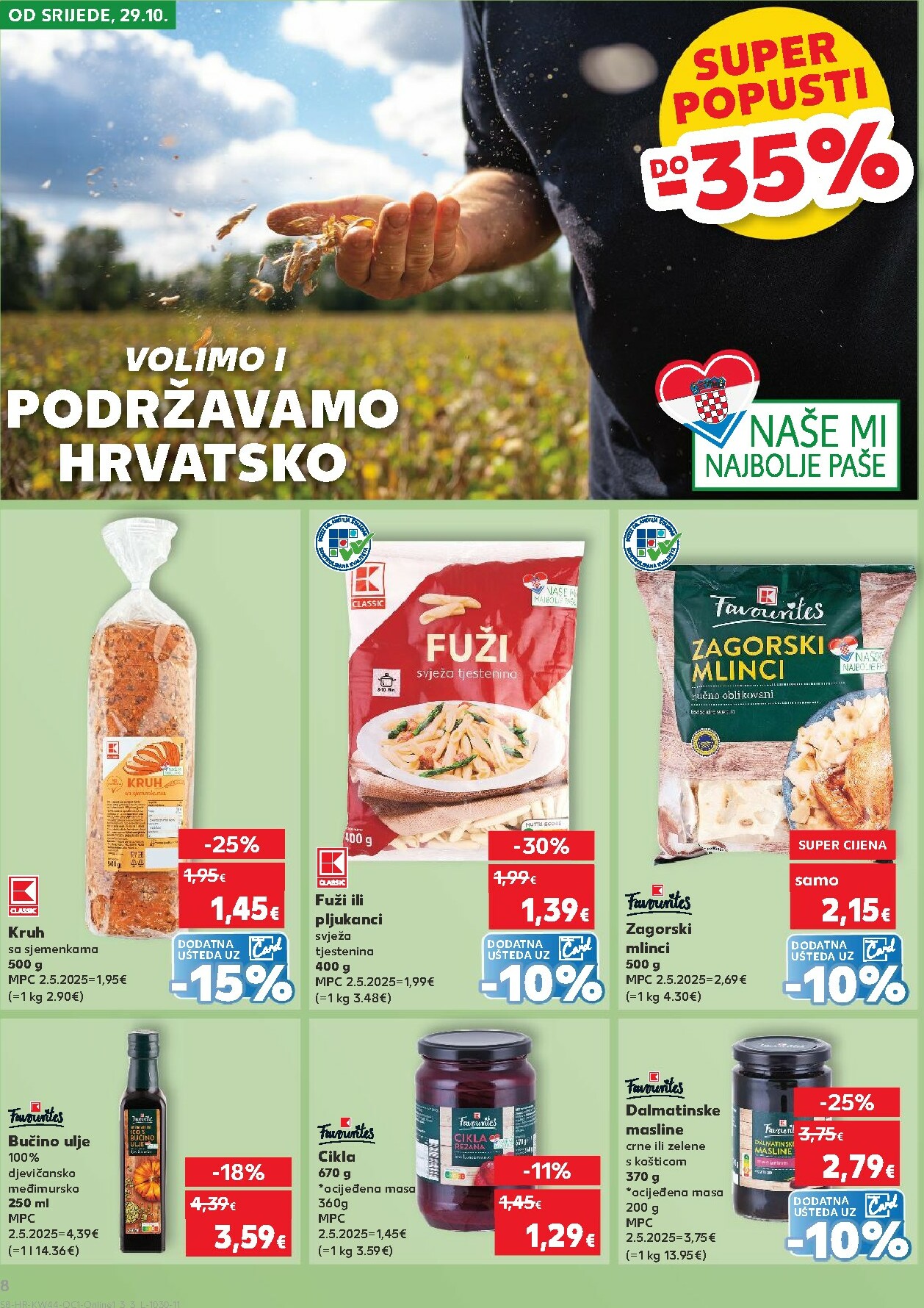 kaufland - Prelistajte katalog Kaufland - Želiš još bogatiju ponudu, vrijedi od 29.10. do 04.11. - page: 8