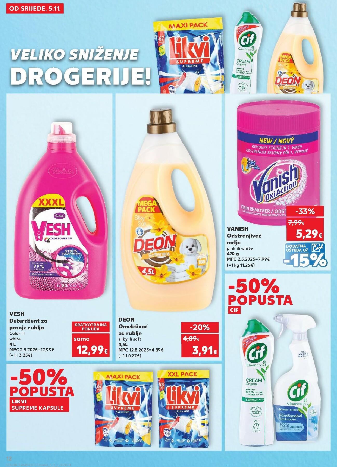 kaufland - Prelistajte katalog Kaufland - Želiš još bogatiju ponudu, vrijedi od 05.11. do 11.11. - page: 12