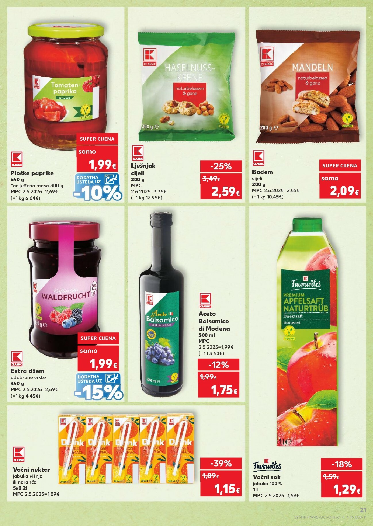 kaufland - Prelistajte katalog Kaufland - Želiš još bogatiju ponudu, vrijedi od 05.11. do 11.11. - page: 21