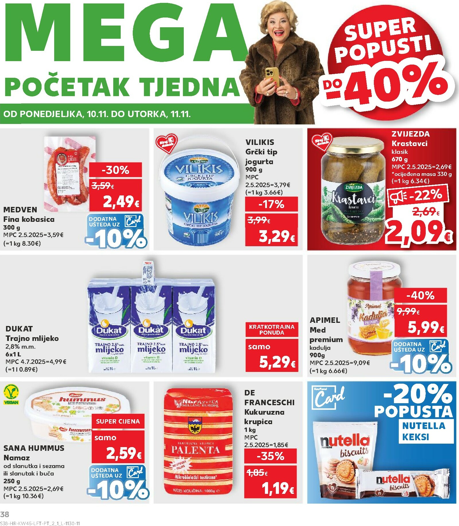 kaufland - Prelistajte katalog Kaufland, vrijedi od 05.11. do 11.11. - page: 38
