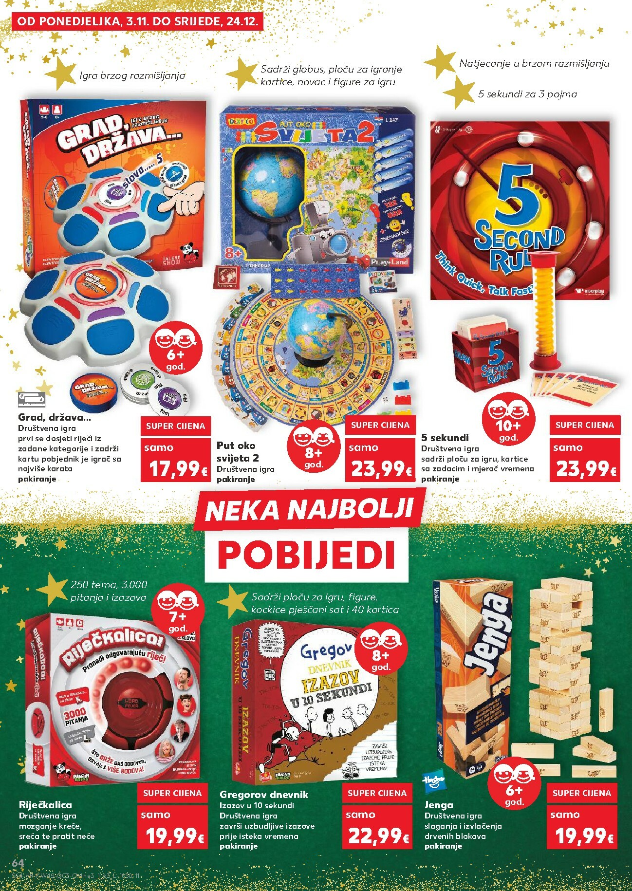 kaufland - Prelistajte katalog Kaufland - Veseli Božić, vrijedi od 03.11. do 24.12. - page: 64