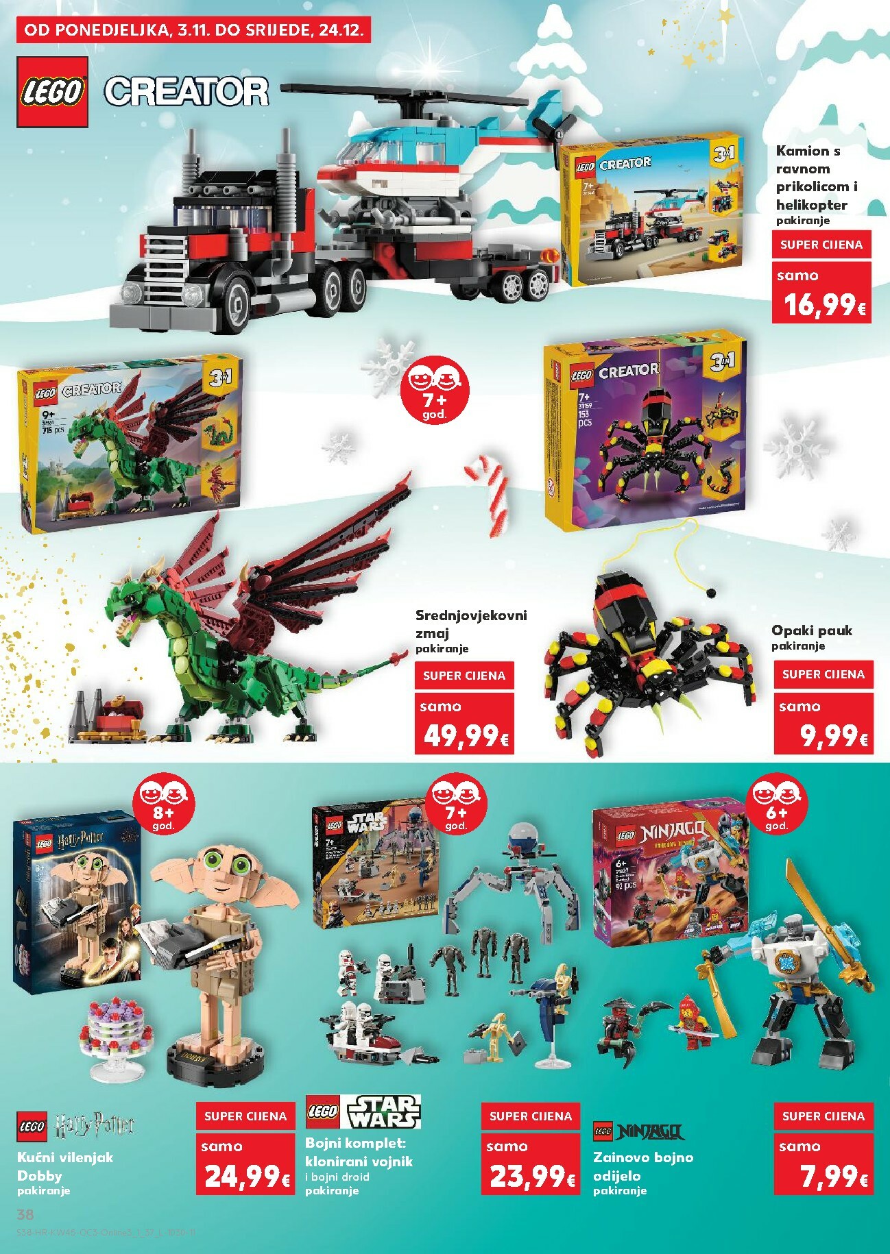 kaufland - Prelistajte katalog Kaufland - Veseli Božić, vrijedi od 03.11. do 24.12. - page: 38