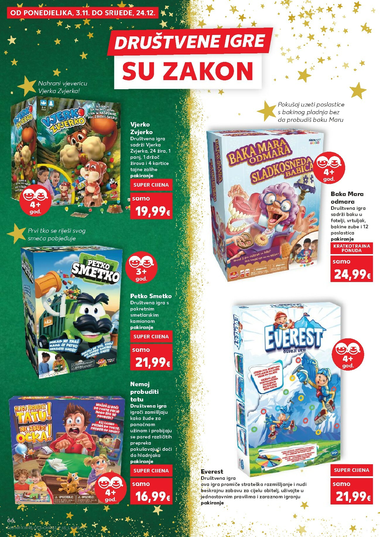 kaufland - Prelistajte katalog Kaufland - Veseli Božić, vrijedi od 03.11. do 24.12. - page: 66