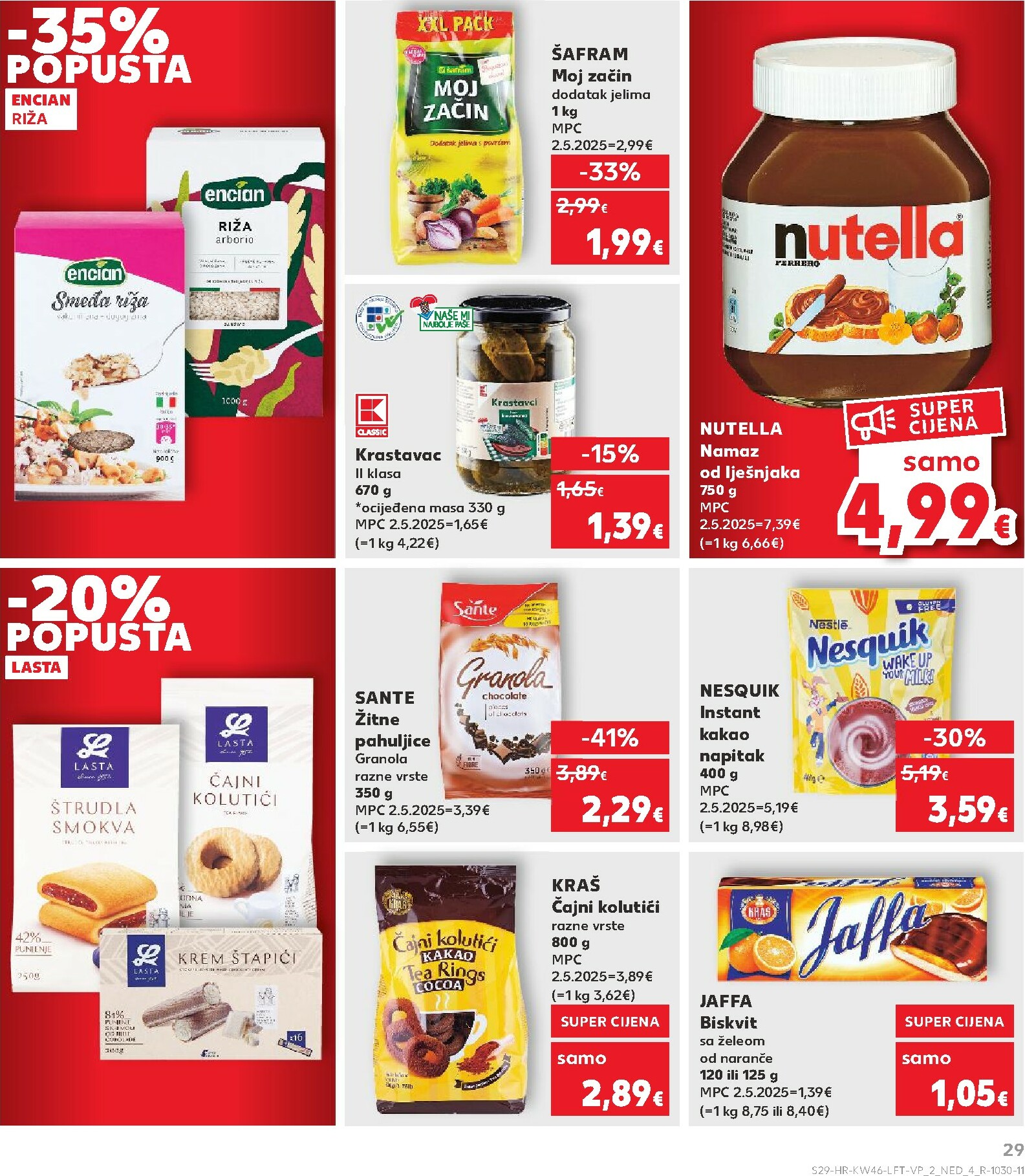 kaufland - Prelistajte katalog Kaufland, vrijedi od 12.11. do 18.11. - page: 29