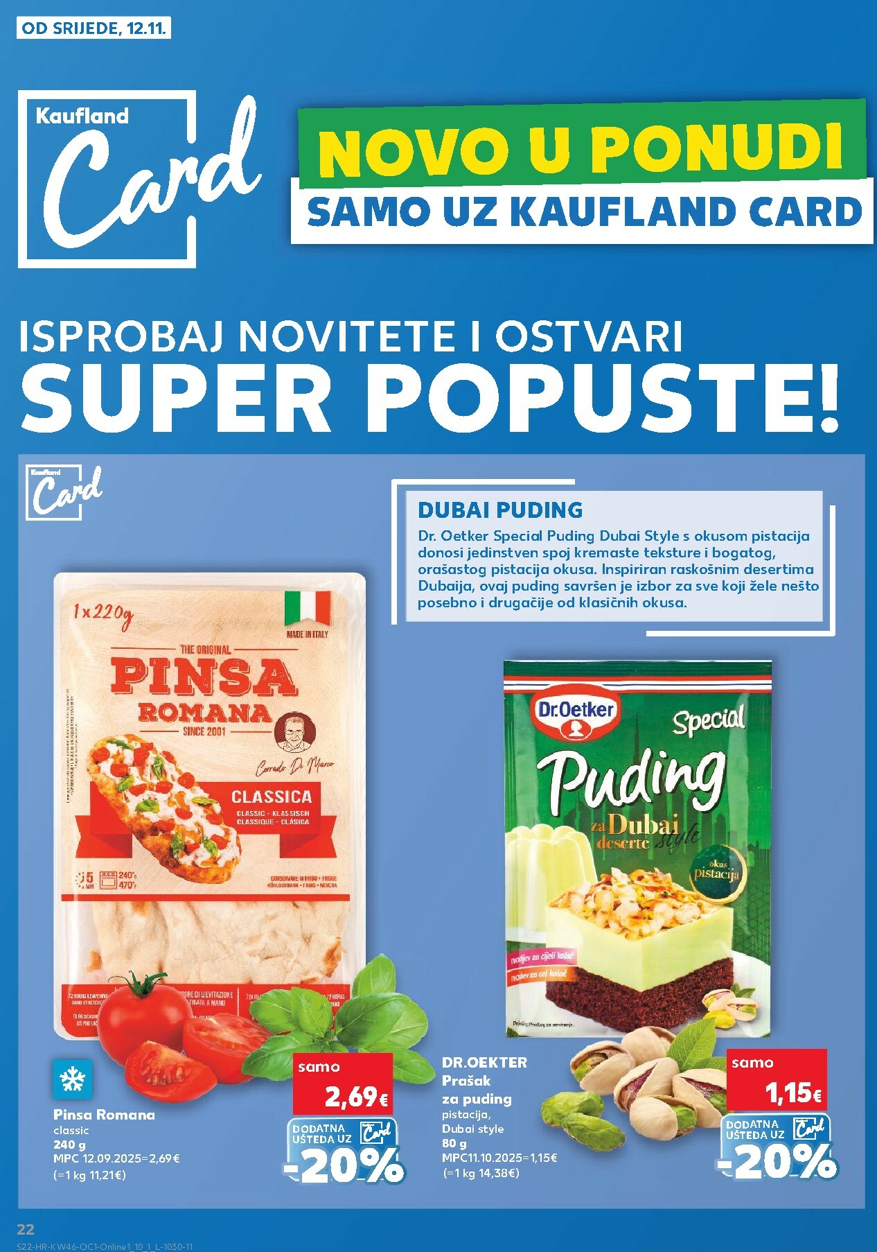 kaufland - Prelistajte katalog Kaufland - Osvoji karte, vrijedi od 12.11. do 17.11. - page: 22