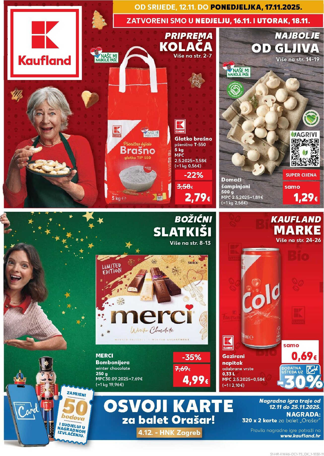 kaufland - Prelistajte katalog Kaufland - Osvoji karte, vrijedi od 12.11. do 17.11.