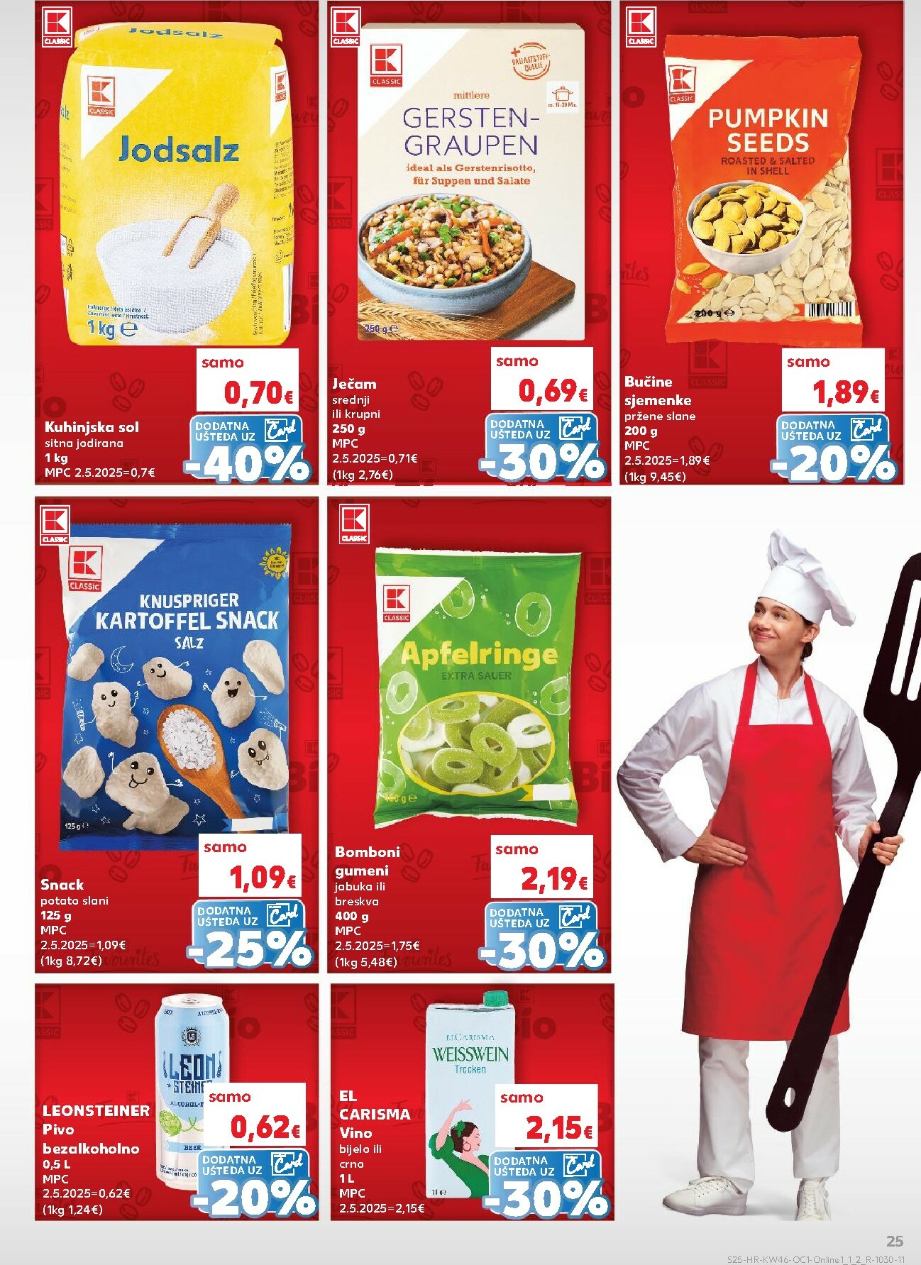 kaufland - Prelistajte katalog Kaufland - Osvoji karte, vrijedi od 12.11. do 17.11. - page: 25