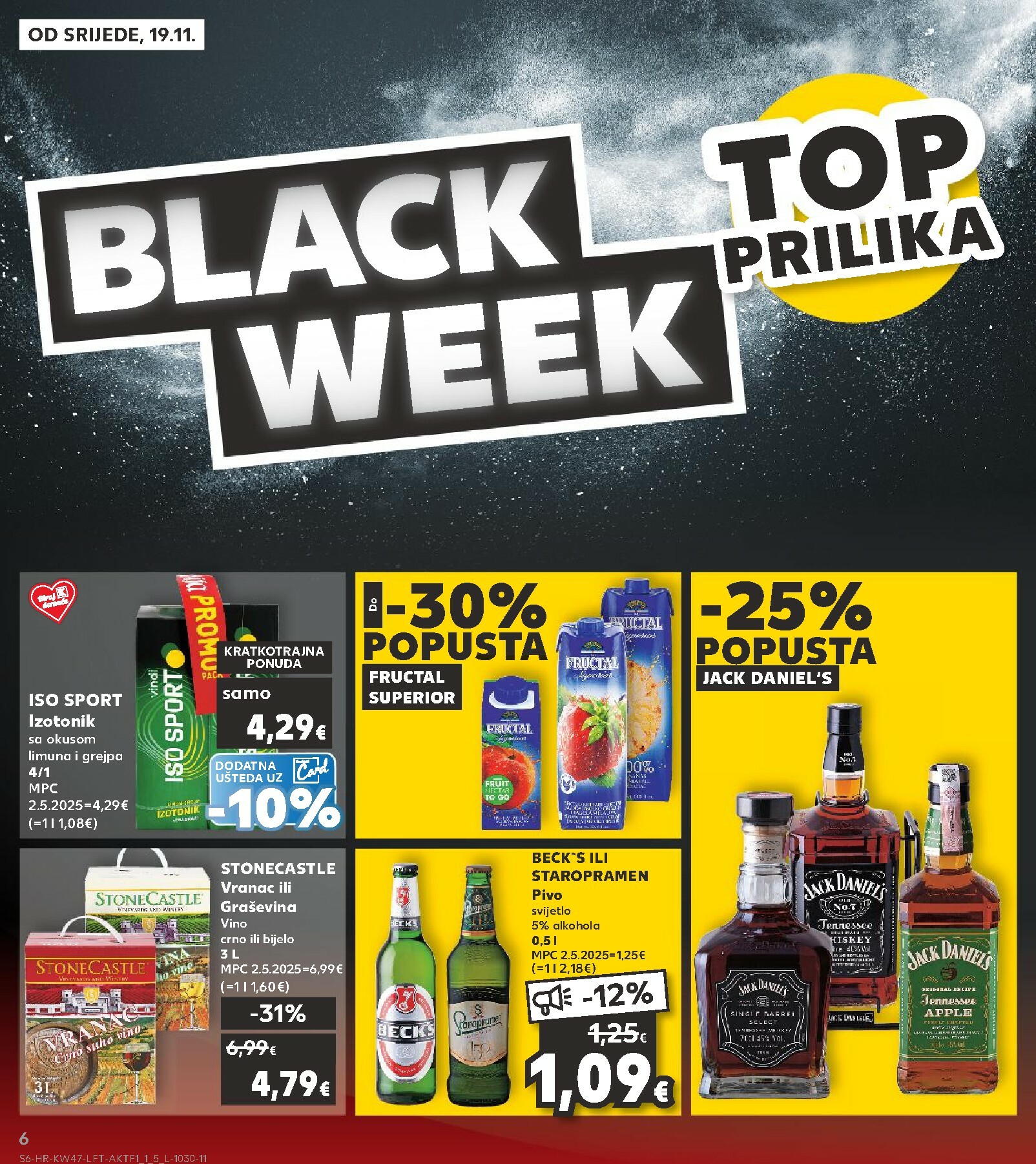 kaufland - Prelistajte katalog Kaufland - Black Week, vrijedi od 19.11. do 25.11. - page: 6