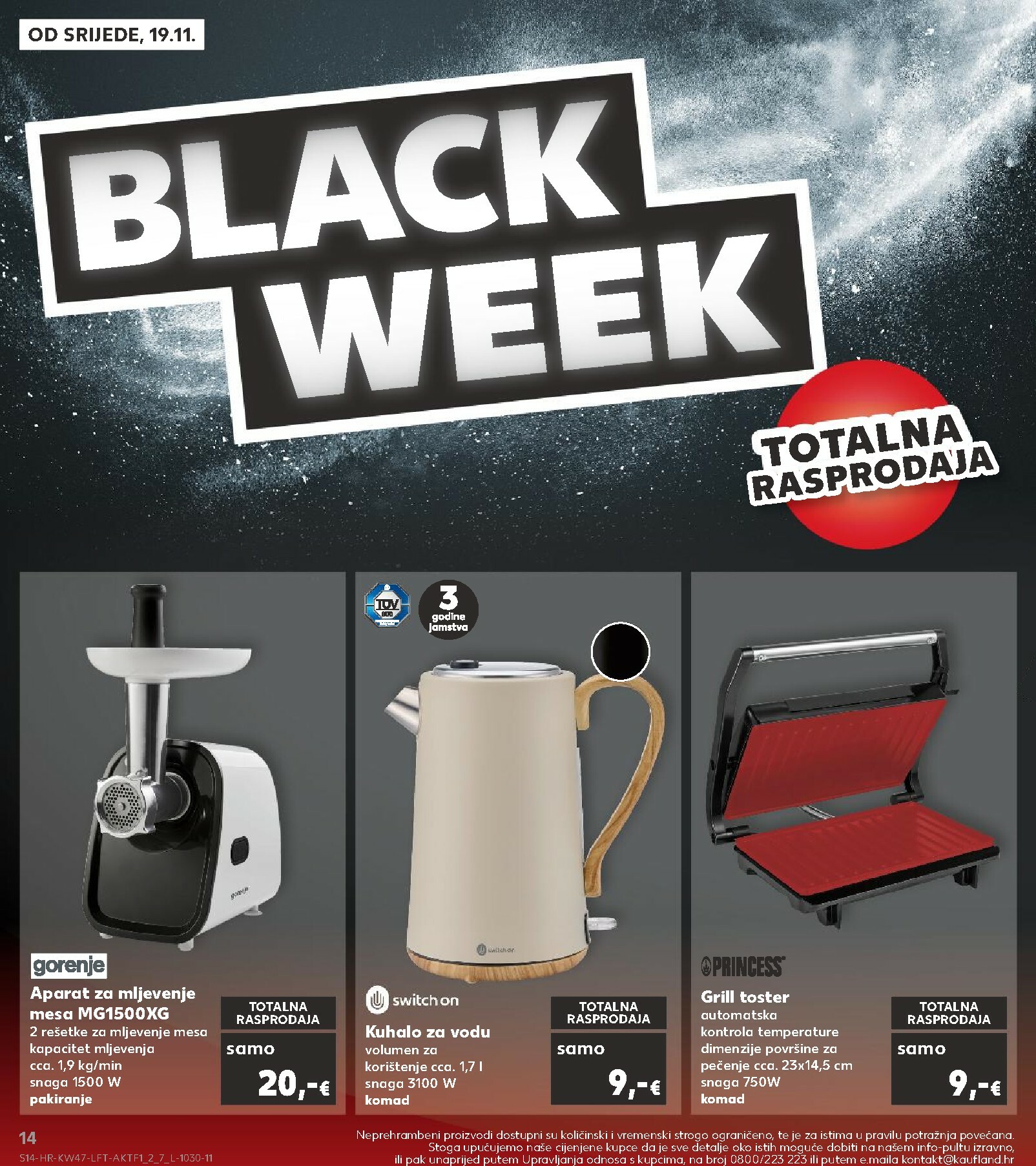 kaufland - Prelistajte katalog Kaufland - Black Week, vrijedi od 19.11. do 25.11. - page: 14
