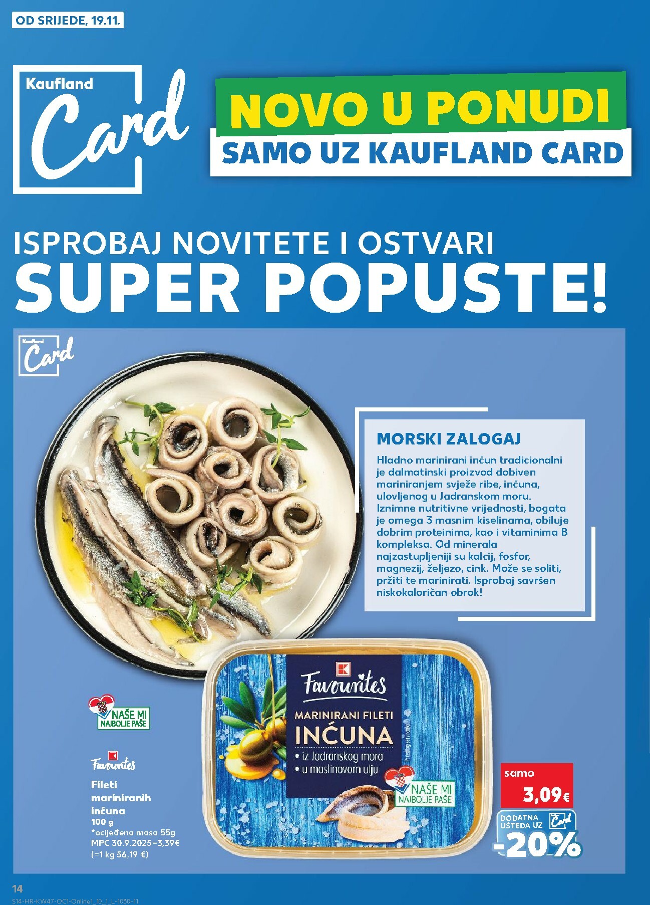kaufland - Prelistajte katalog Kaufland - Osvoji karte, vrijedi od 19.11. do 25.11. - page: 14