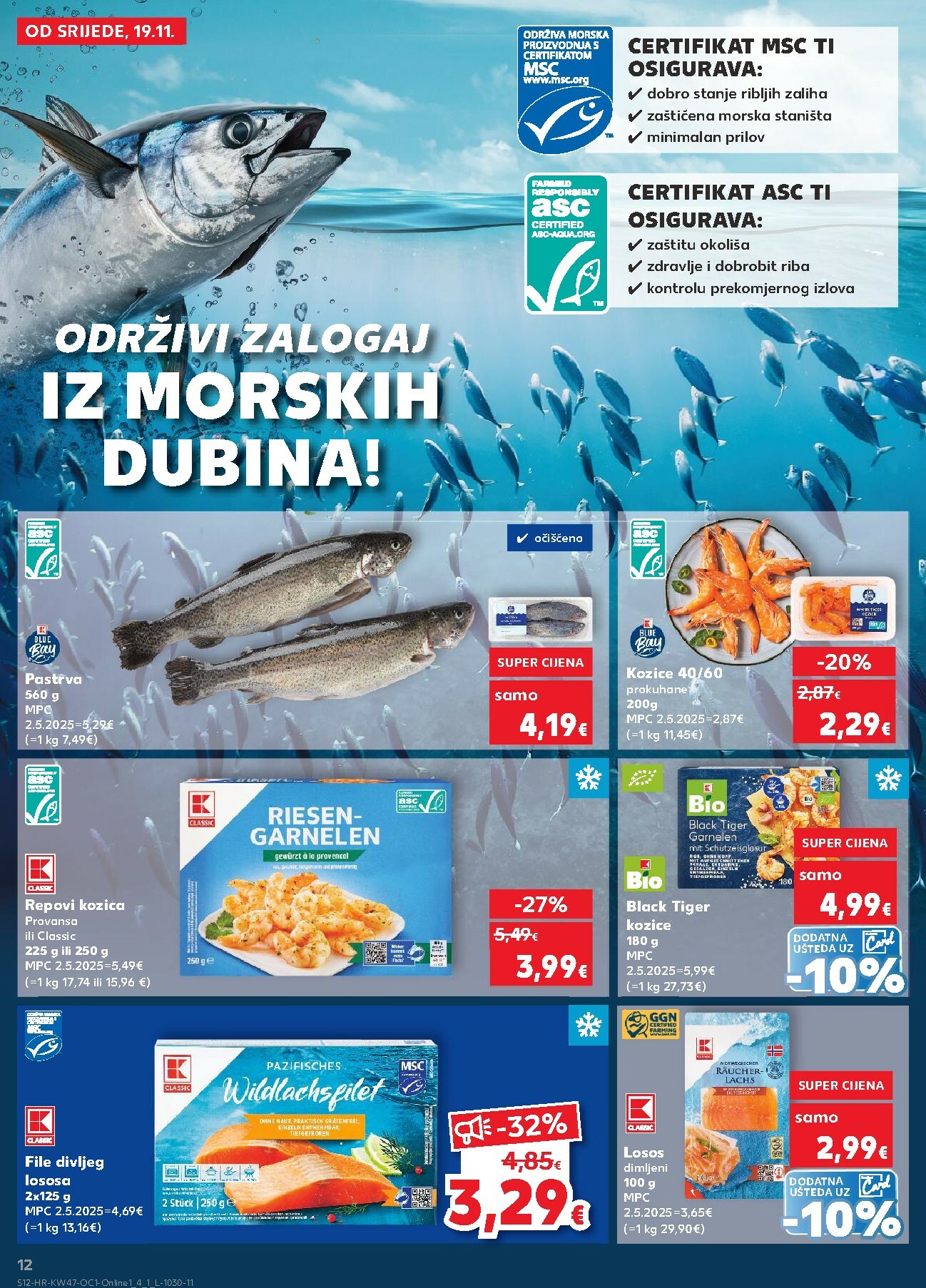 kaufland - Prelistajte katalog Kaufland - Osvoji karte, vrijedi od 19.11. do 25.11. - page: 12