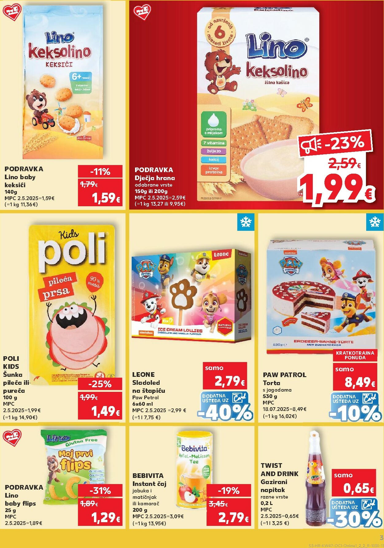 kaufland - Prelistajte katalog Kaufland - Osvoji karte, vrijedi od 19.11. do 25.11. - page: 3